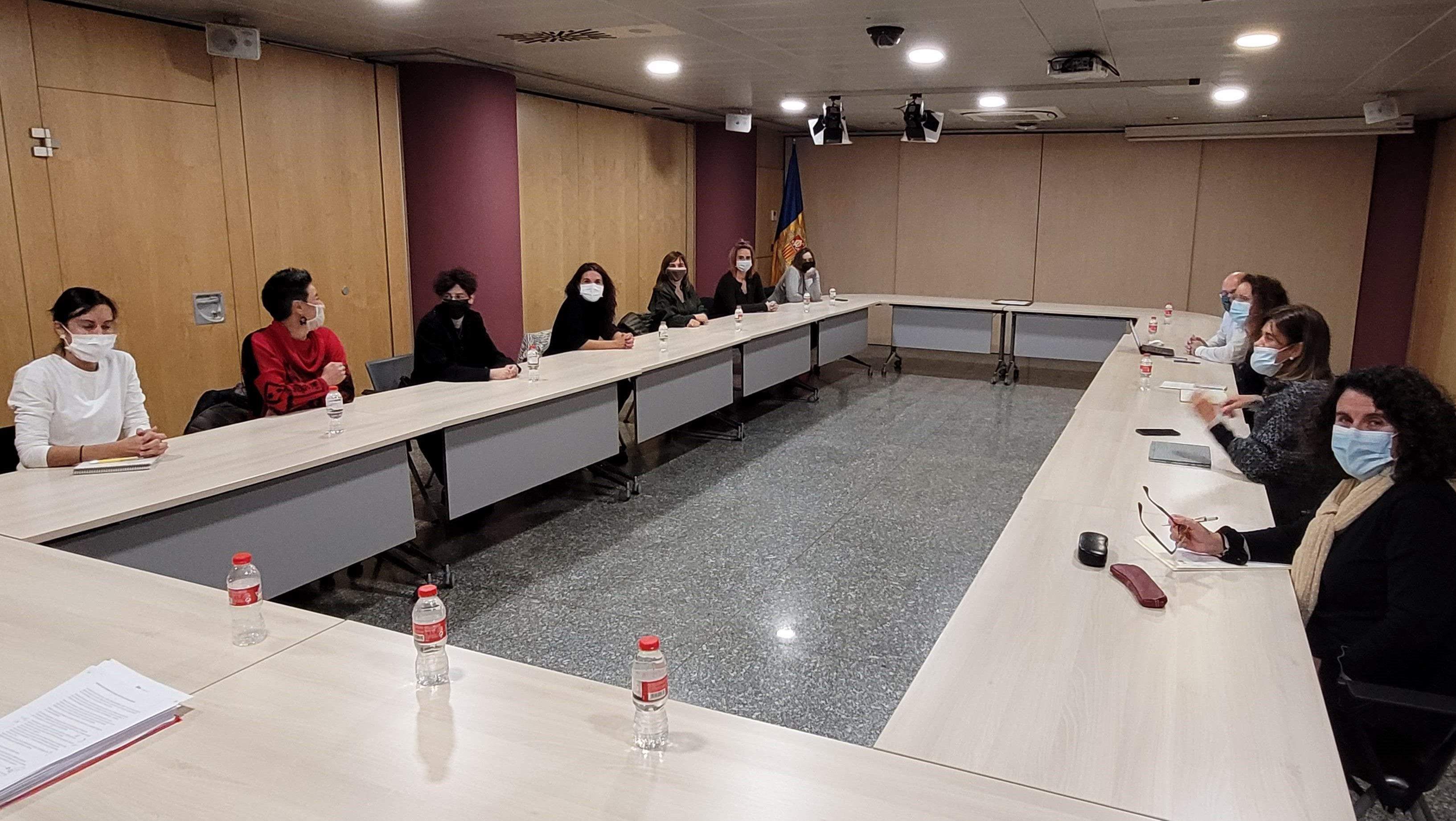 Una imatge de la reunió d'aquest dijous.