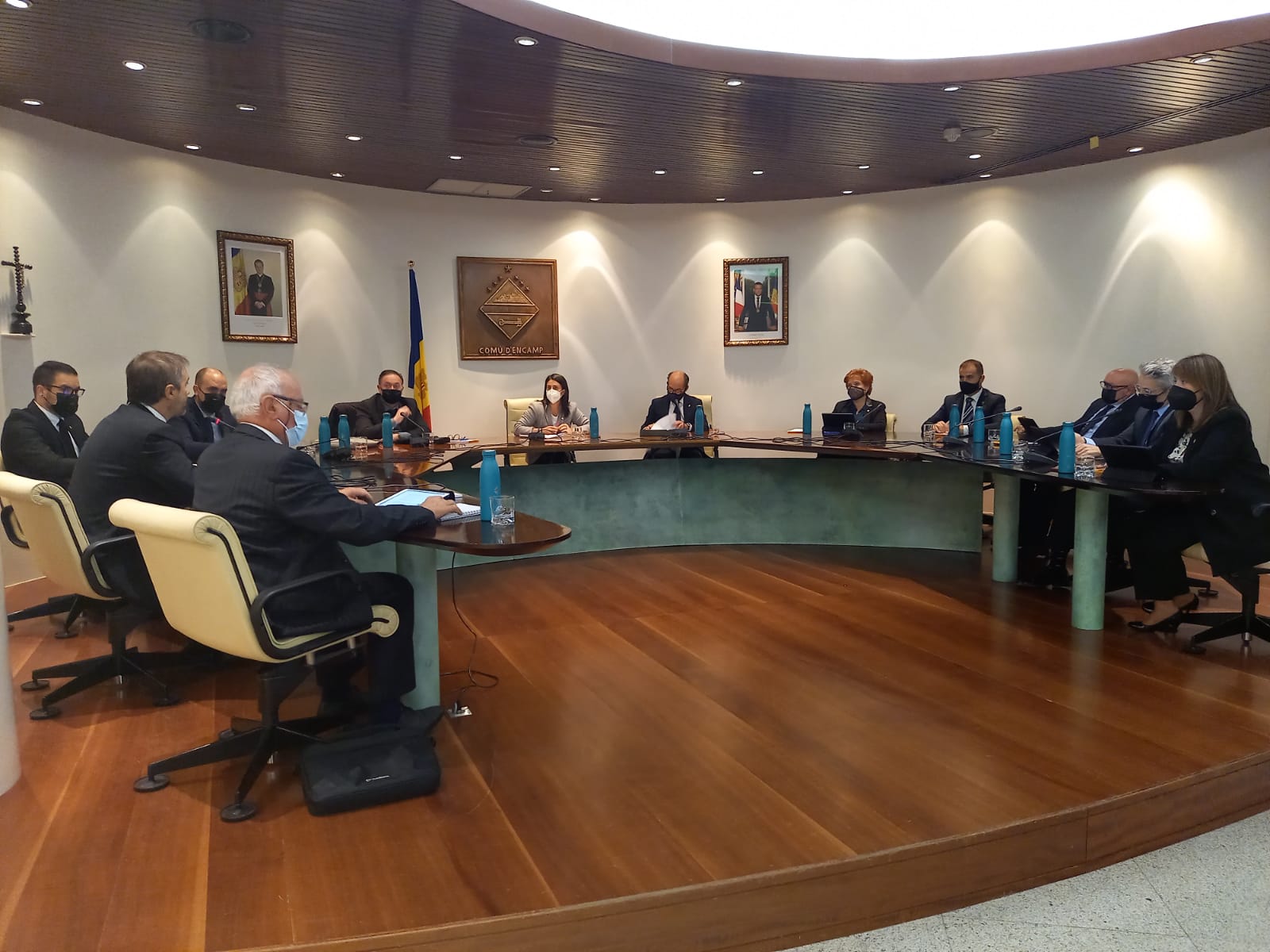 Un moment de la sessió de comú celebrada a Encamp.