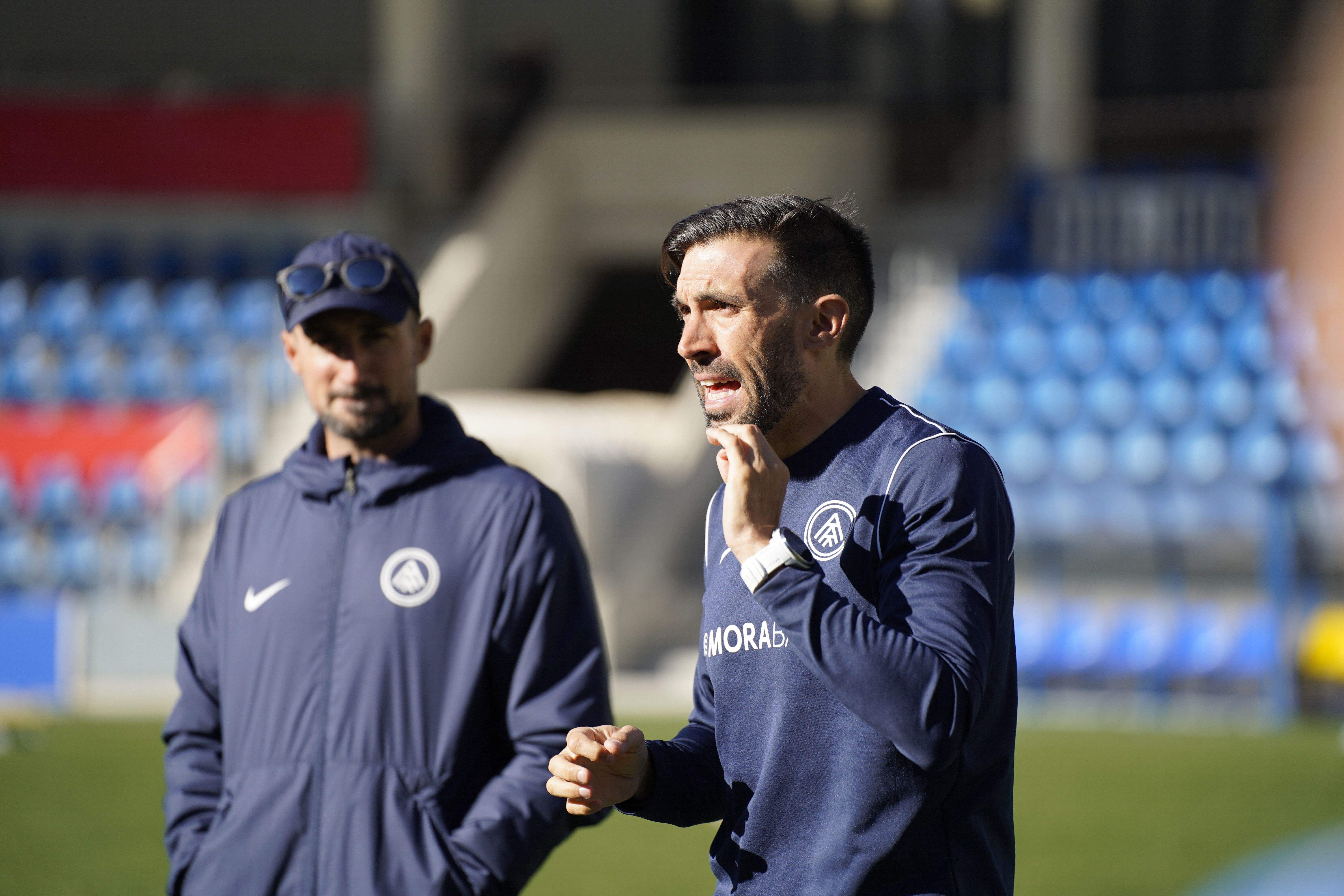 Sarabia, durant un dels entrenaments d'aquesta setmana.