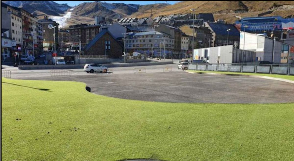 Els terrenys on s'ubicarà el futur parc.