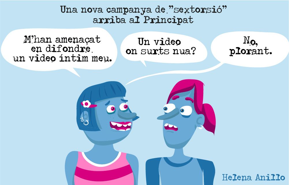 La 'sextorsió' arriba al Principat.