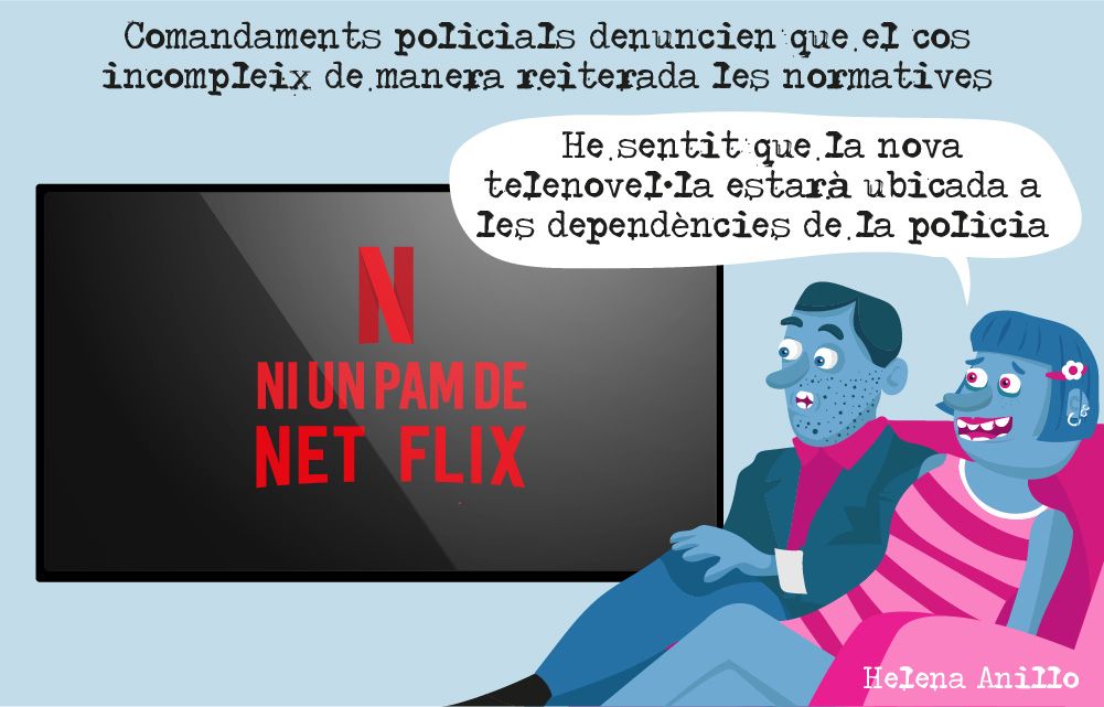 Les denúncies dels comandaments policials.