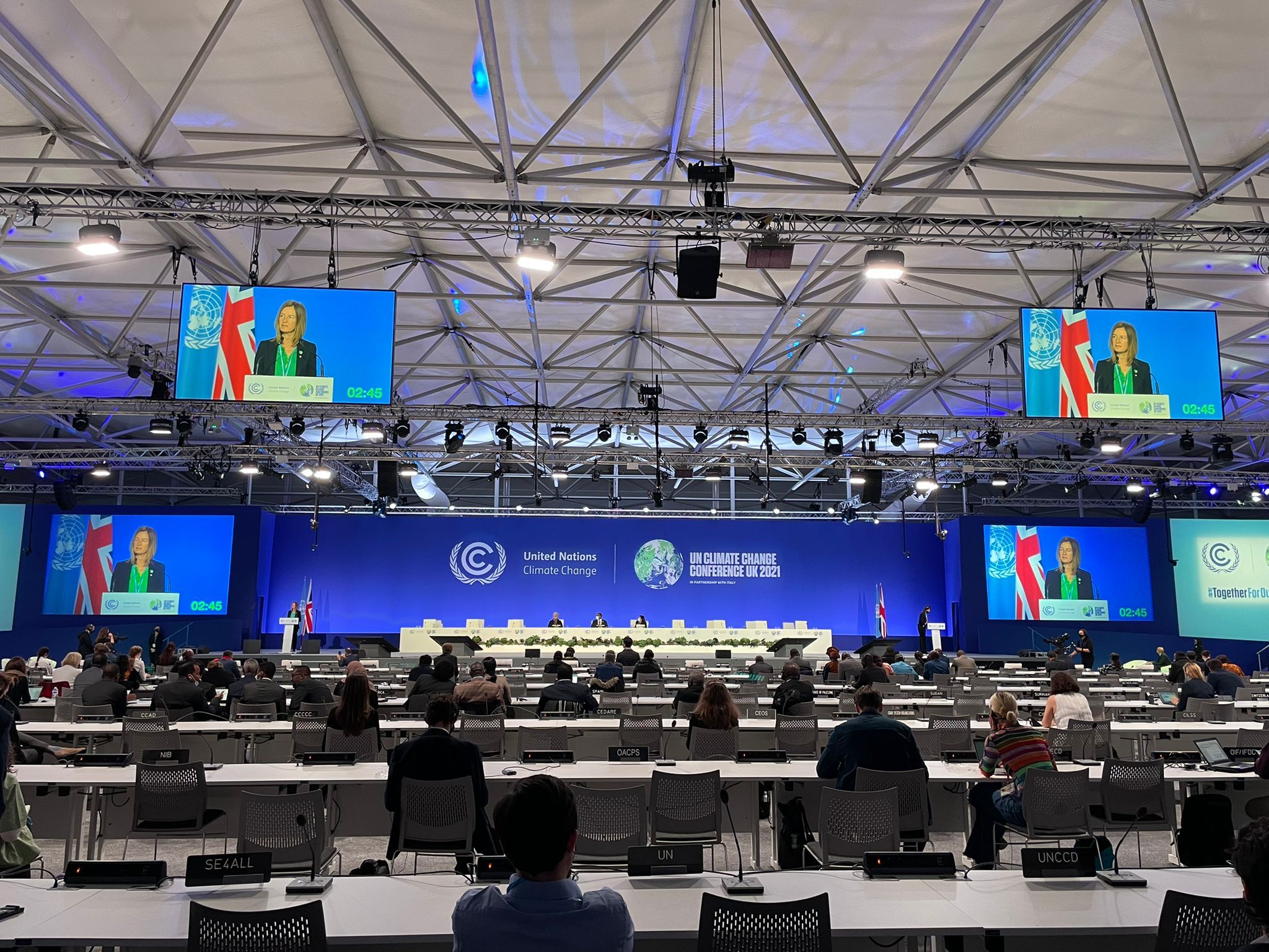 Intervenció de Silvia Calvó a la COP26.