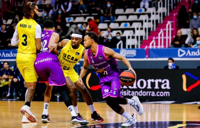 Clevin Hannah, un dels pilars fonamentals del MoraBanc en l'enfrontament.