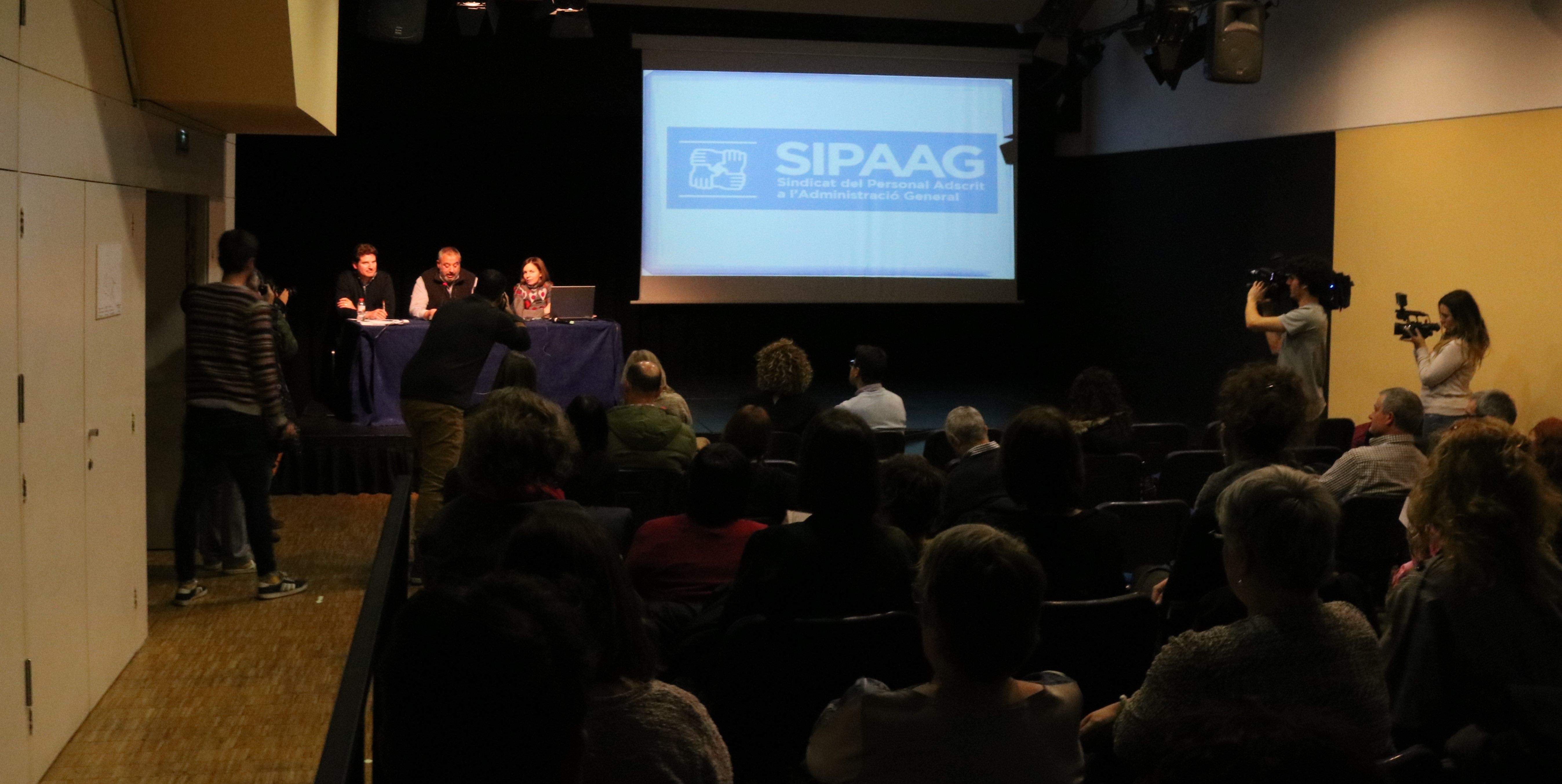 Una assemblea del Sipaag.