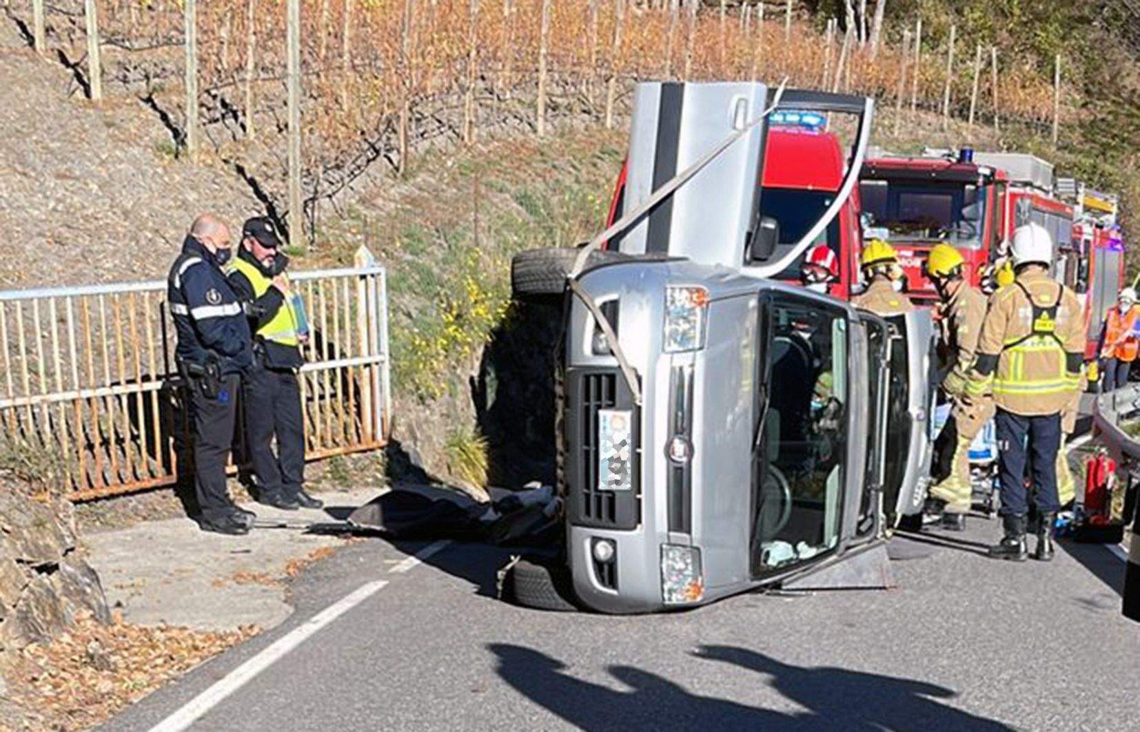 El vehicle accidentat.