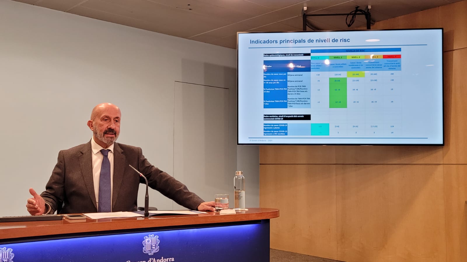 El ministre de Salut, Joan Martínez Benazet.