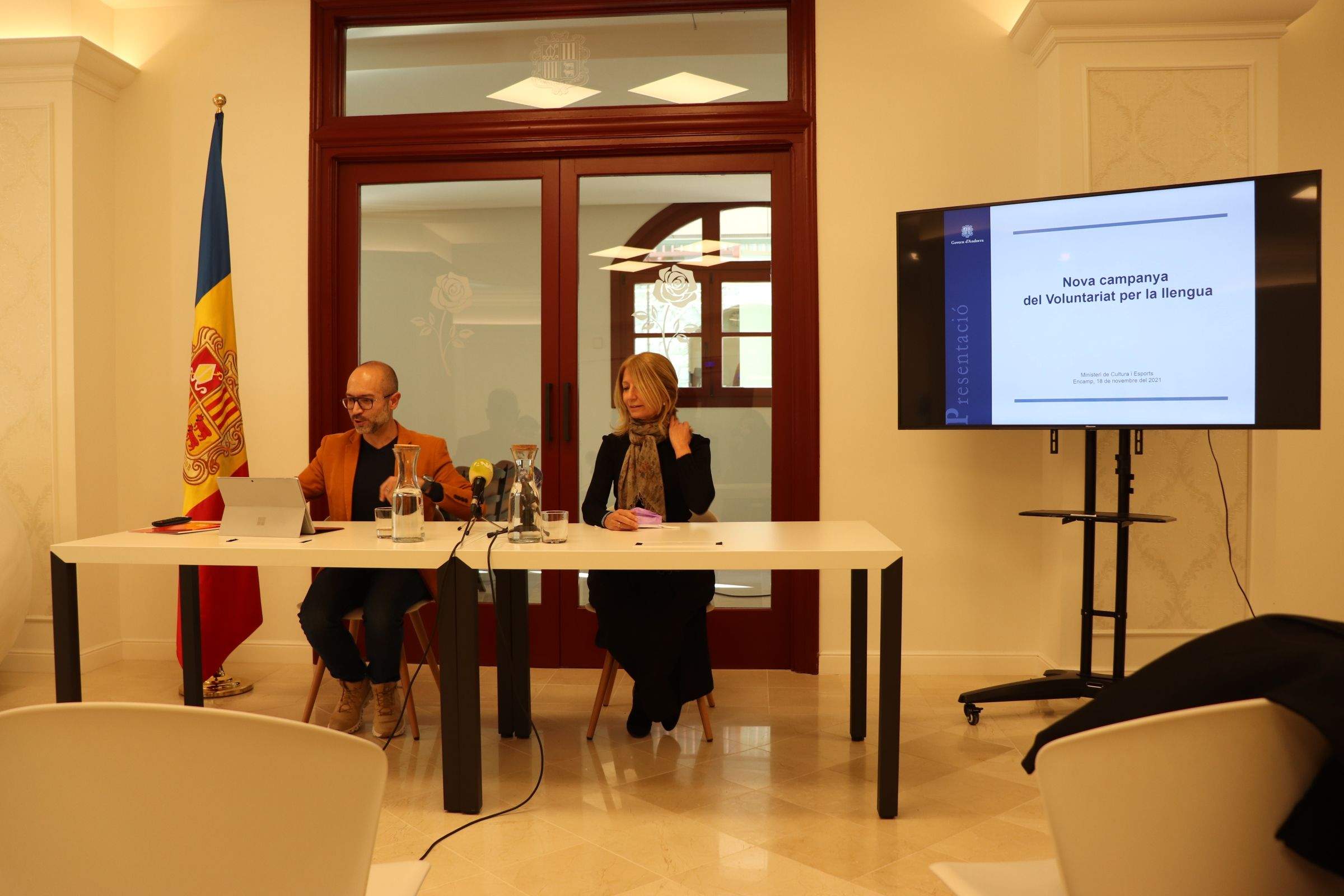 Presentació de la campanya Voluntariat per la Llengua.