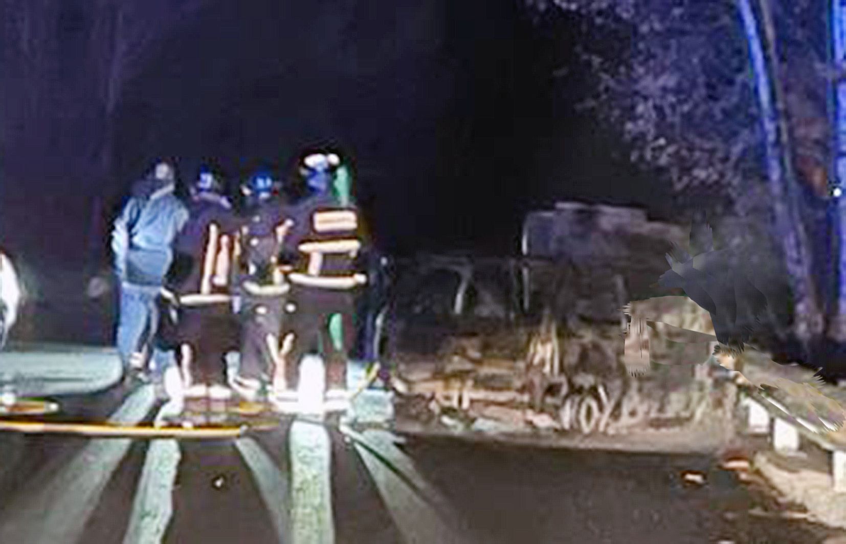 El vehicle ha quedat totalment calcinat.