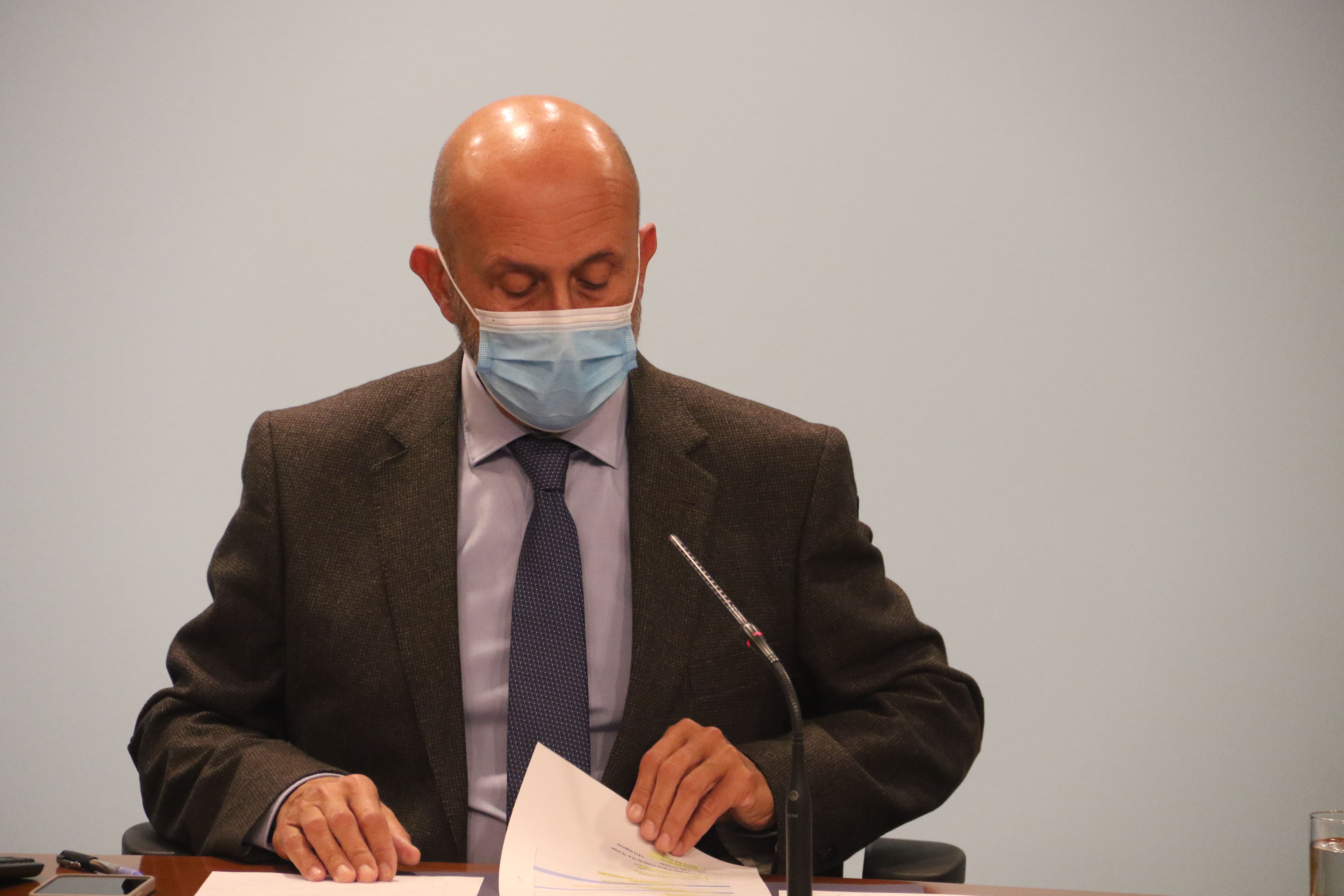 Benazet, durant la roda de premsa.