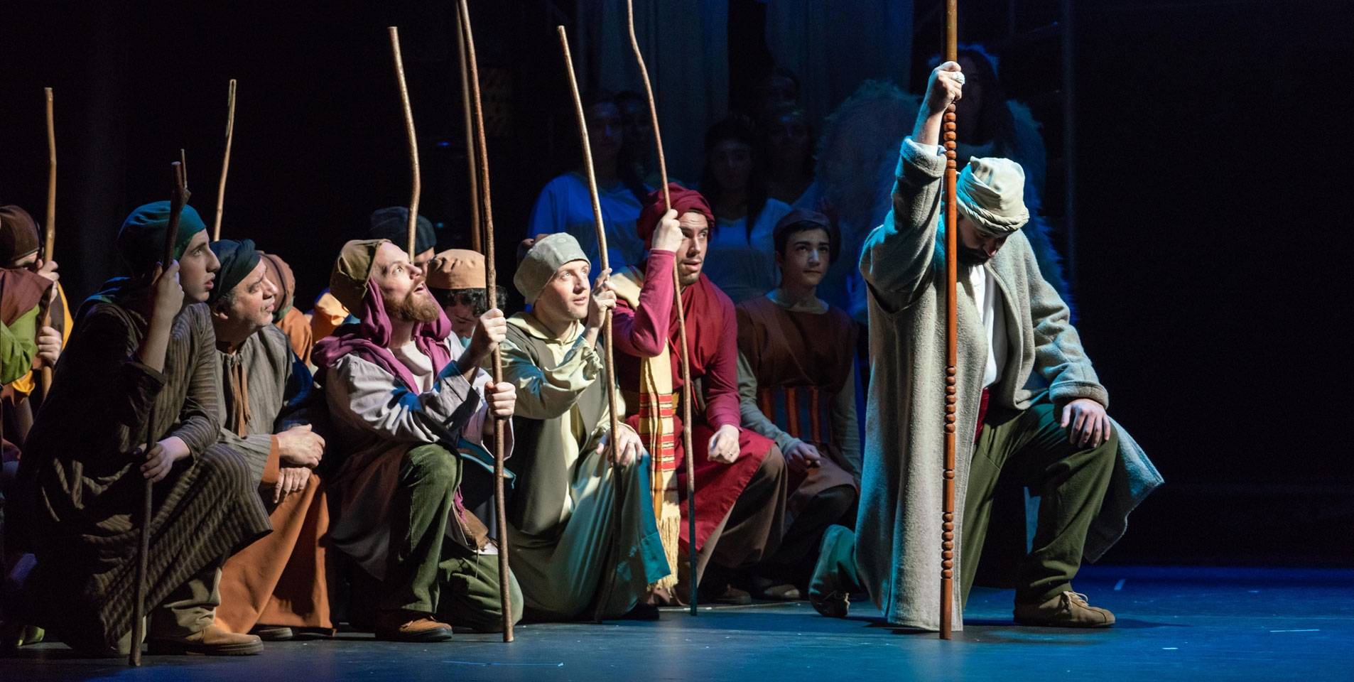 Representacio d''Els Pastorets' en el marc de la Temporada de Teatre dels comuns d'Andorra la Vella i Sant Julià de Lòria.