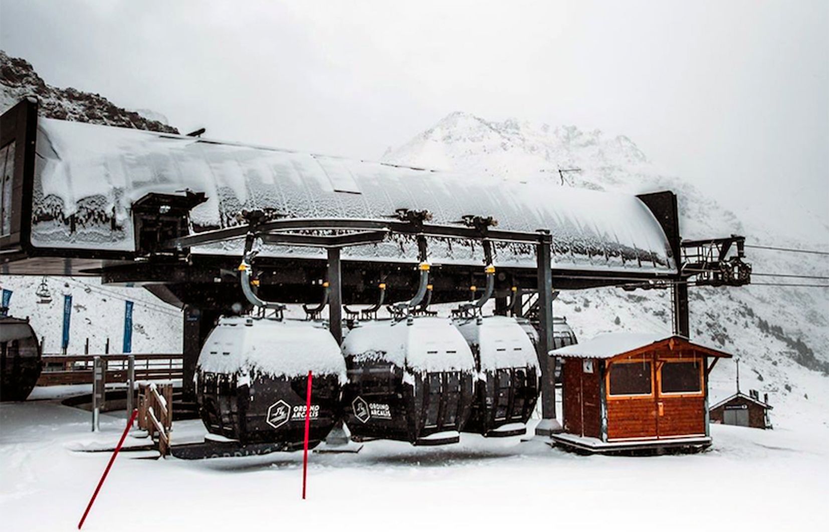 El telecabina de Tristaina.