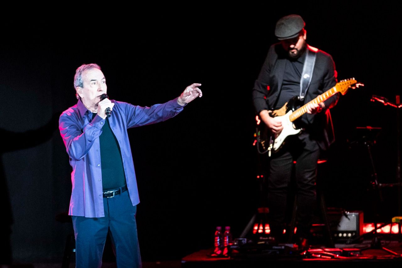 José Luis Perales durant la seva actuació d'aquest diumenge a Andorra la Vella.