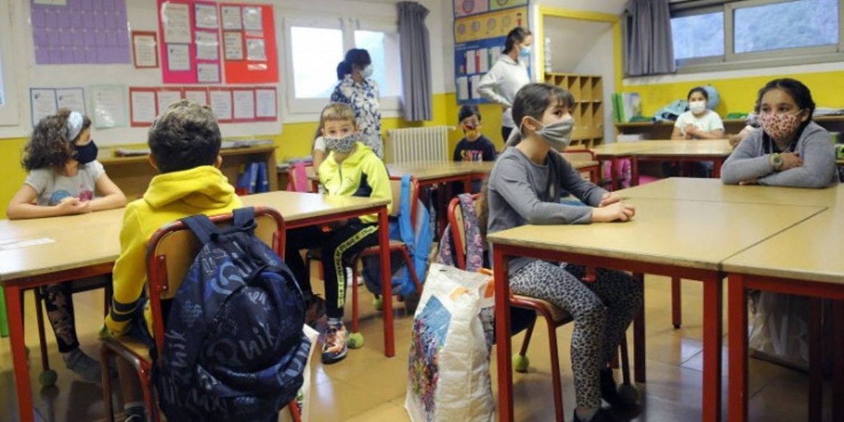 Alumnes en una escola.