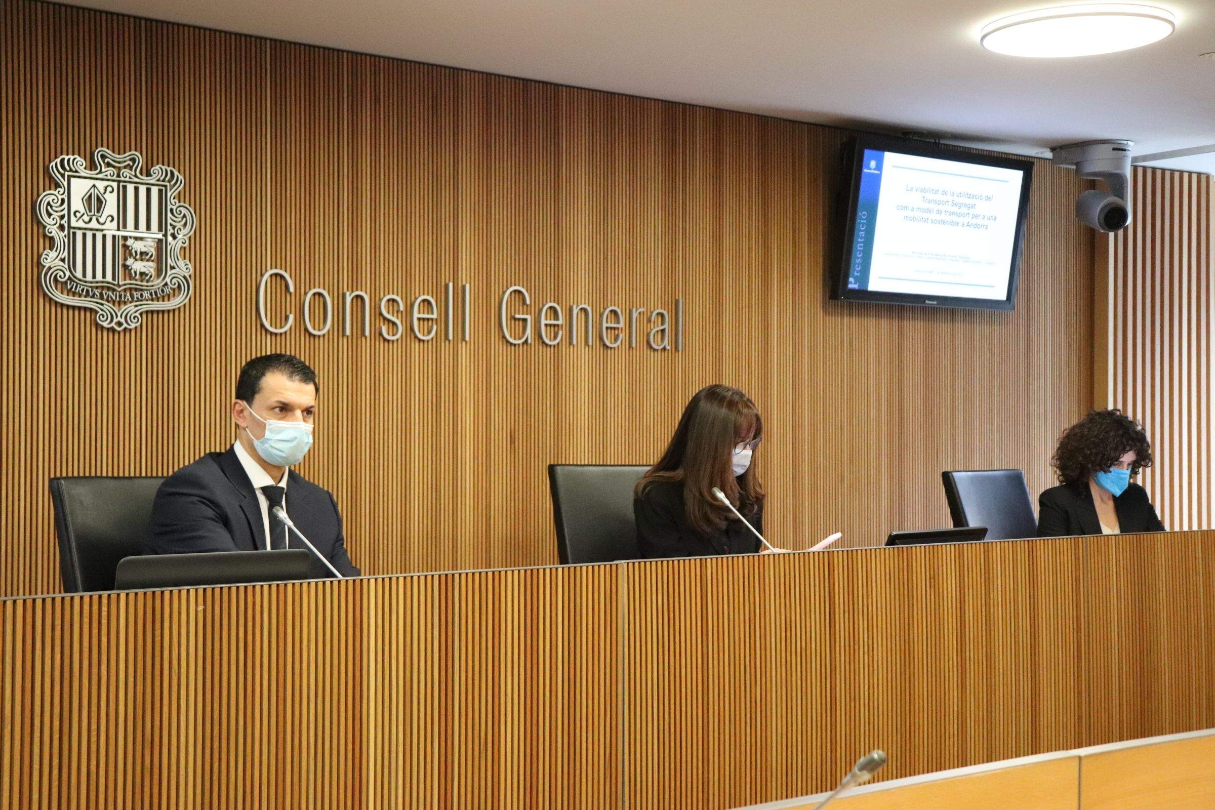 El ministre d'Economia, Jordi Gallardo, en la presentació de l'estudi.