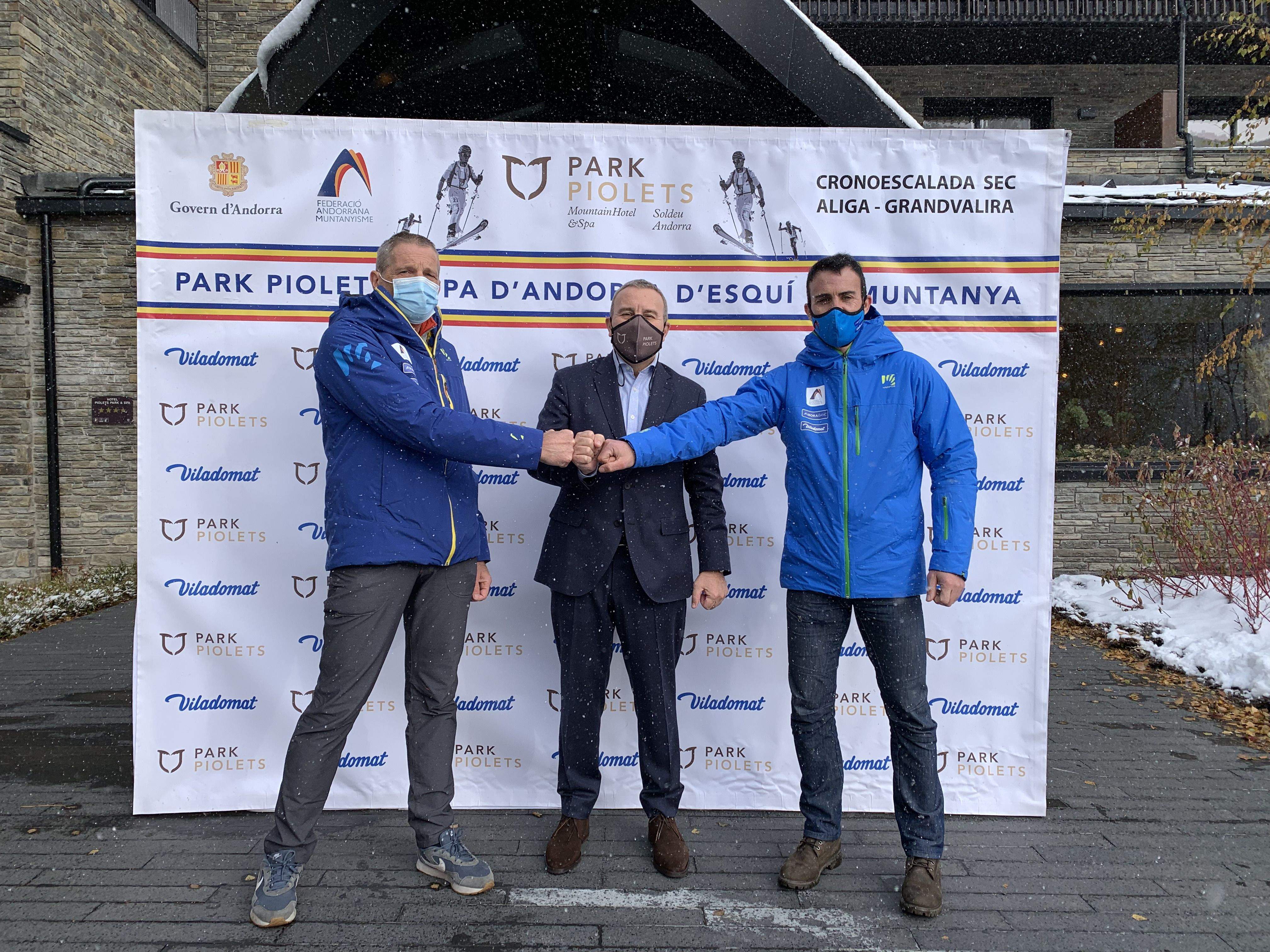 Presentació de la Park Piolets Copa d’Andorra d’esquí de muntanya.