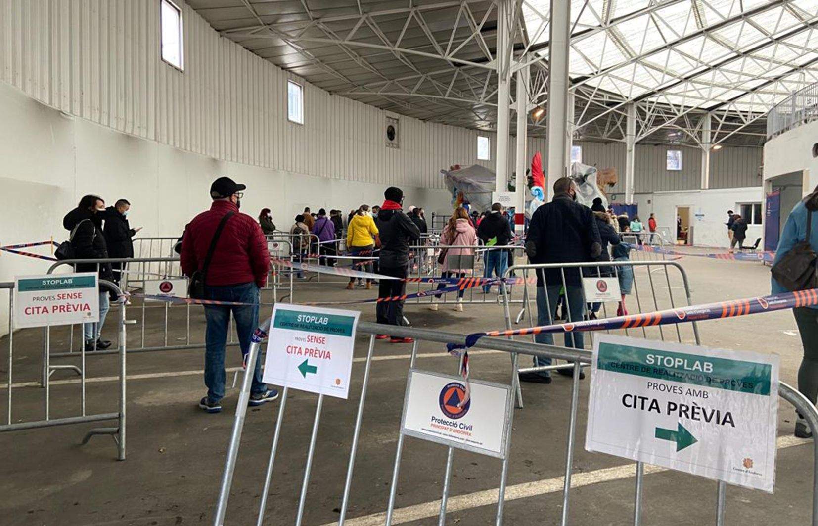Cues a l'interior de la plaça de Braus per fer-se proves.