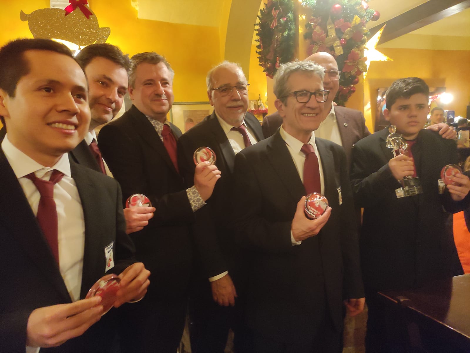 L'equip andorrà d'escacs.