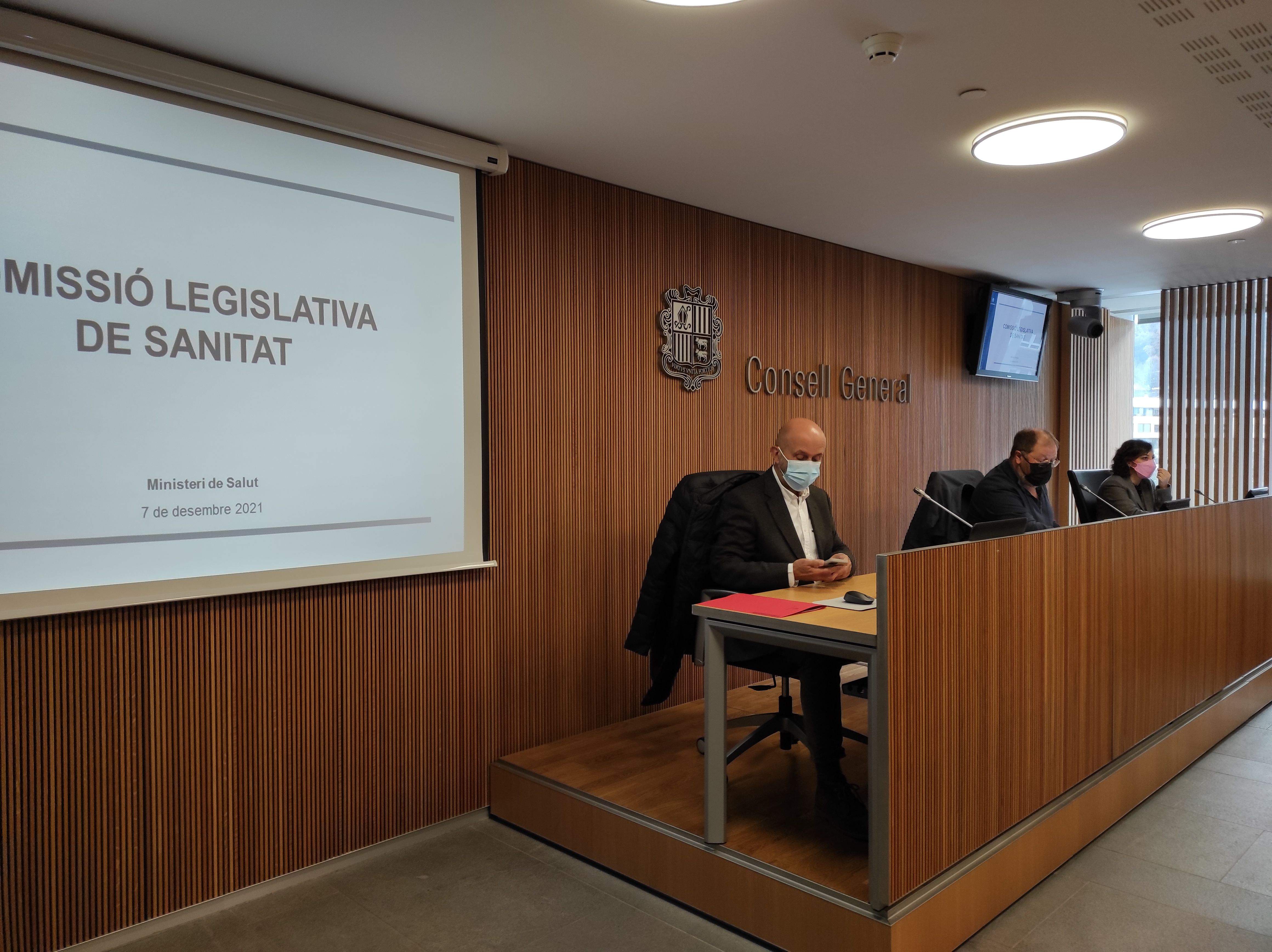 Joan Martínez Benazet a l'inici de la compareixença.