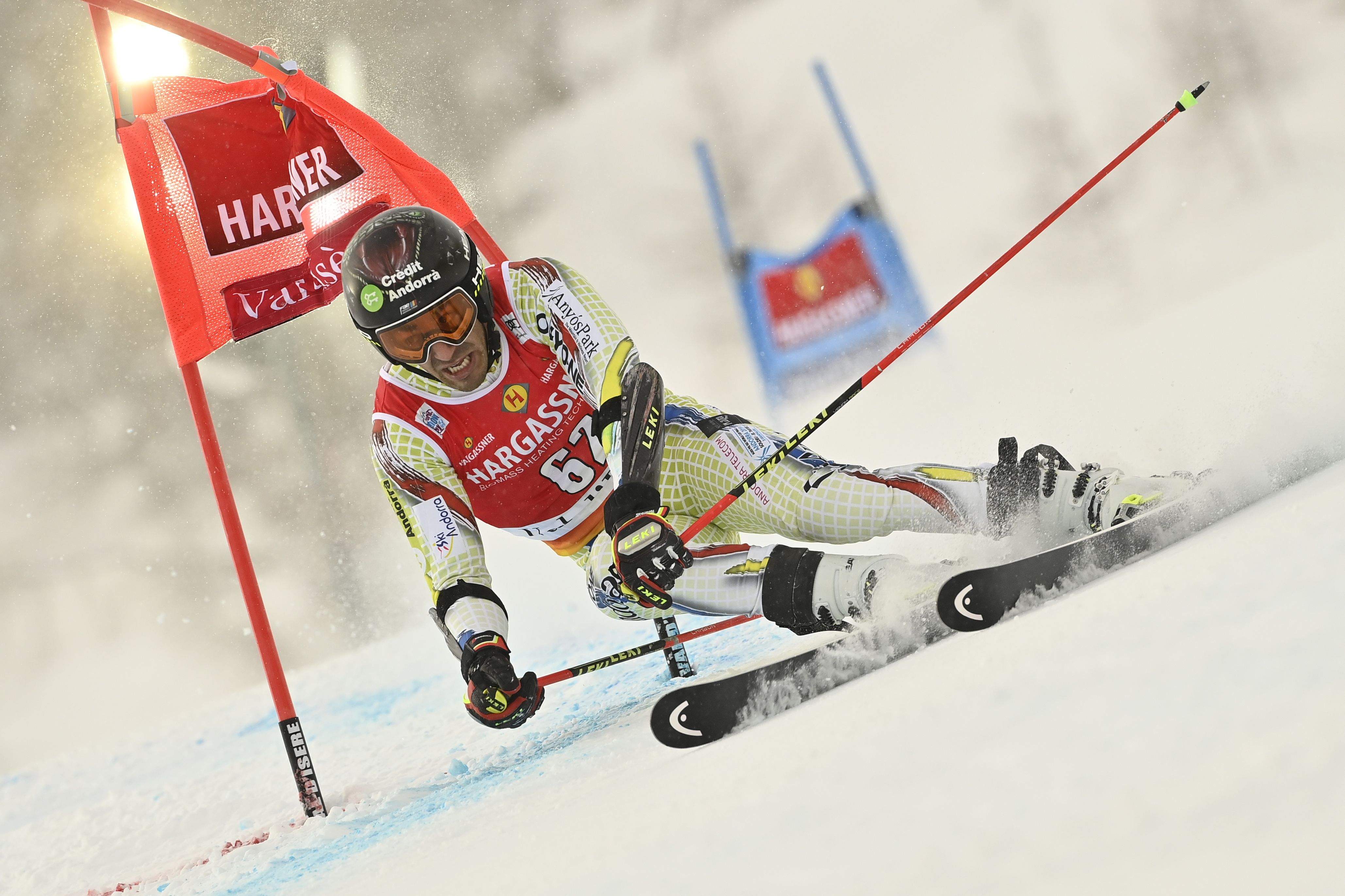 Verdú competint a la Copa del Món.