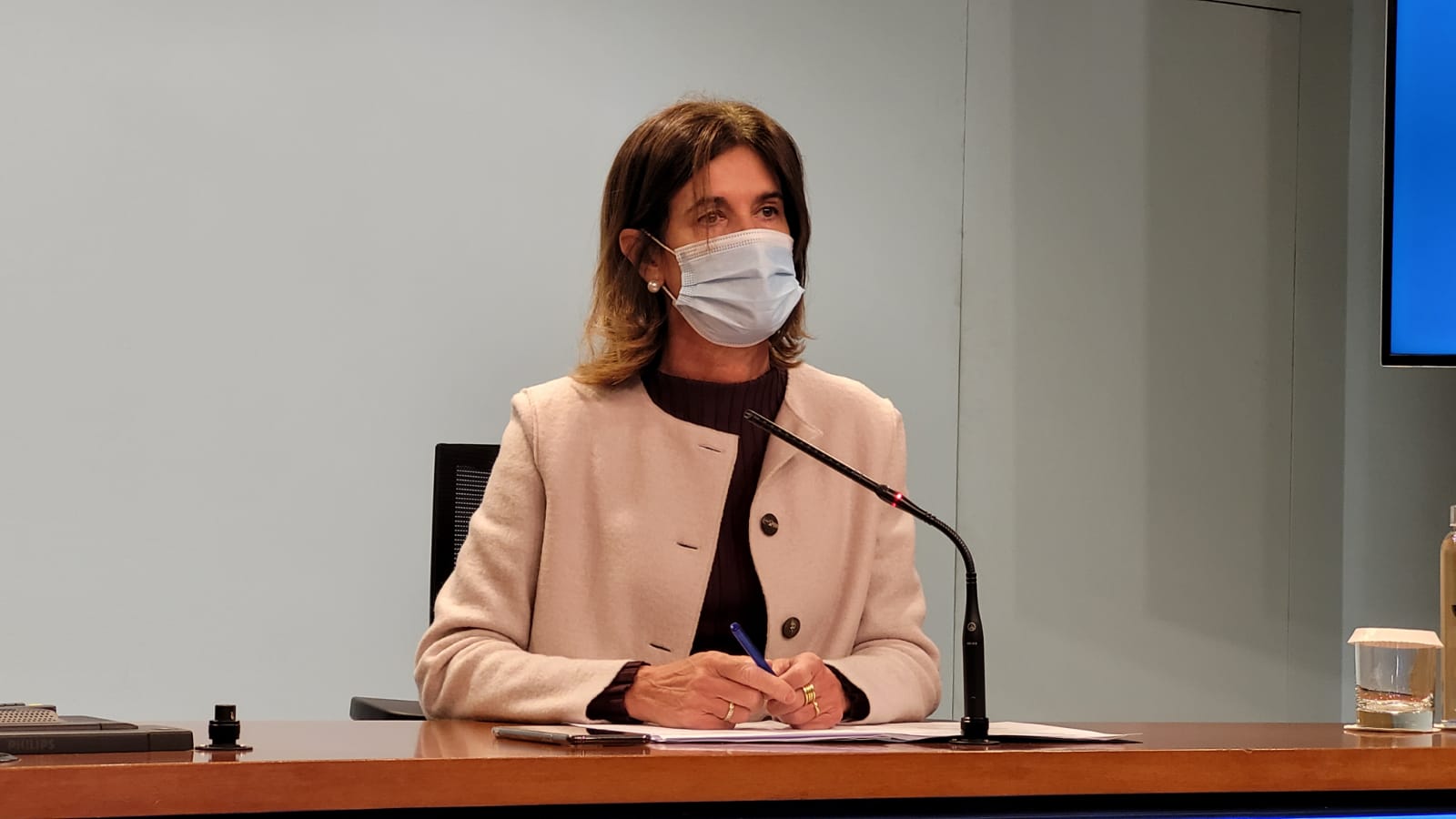 La ministra d'Educació, Ester Vilarrubla.