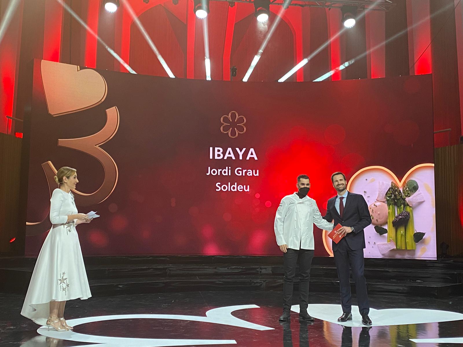 Jordi Grau ha recollit el reconeixement de la guia Michelin.