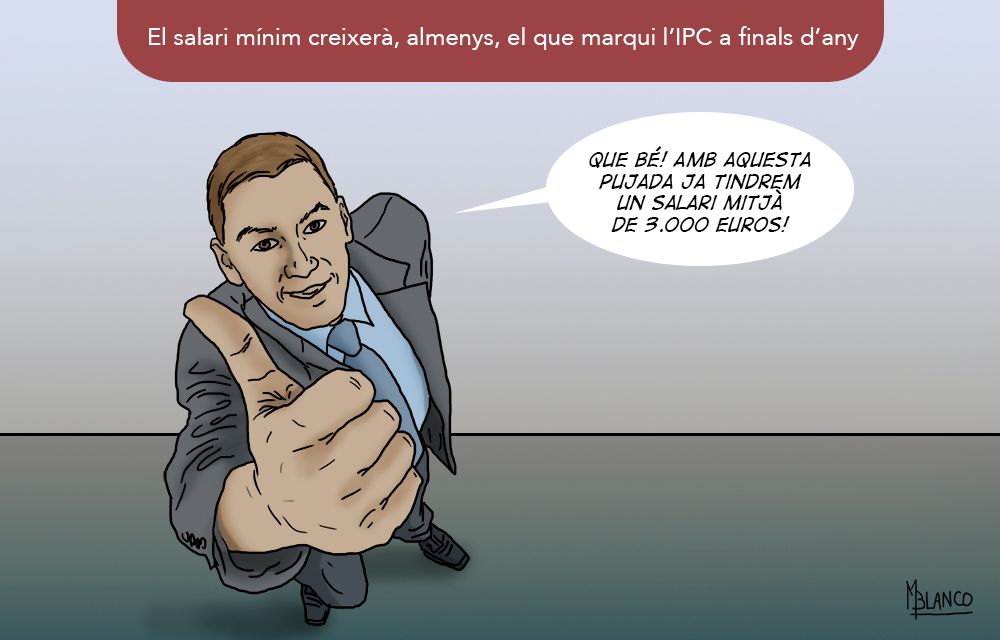 Creixement del salari mínim.