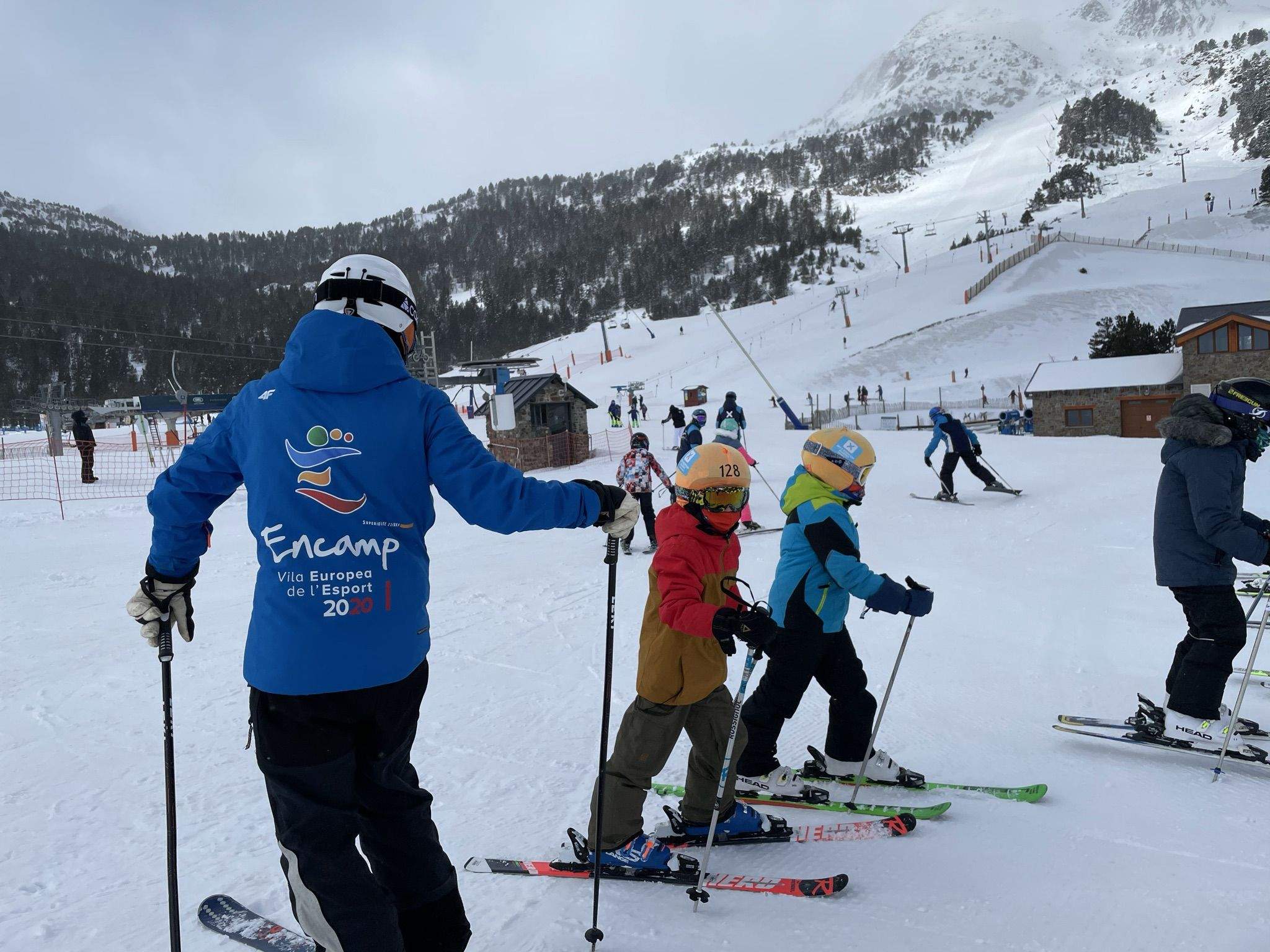 L'escola de neu d'Encamp l'any passat.