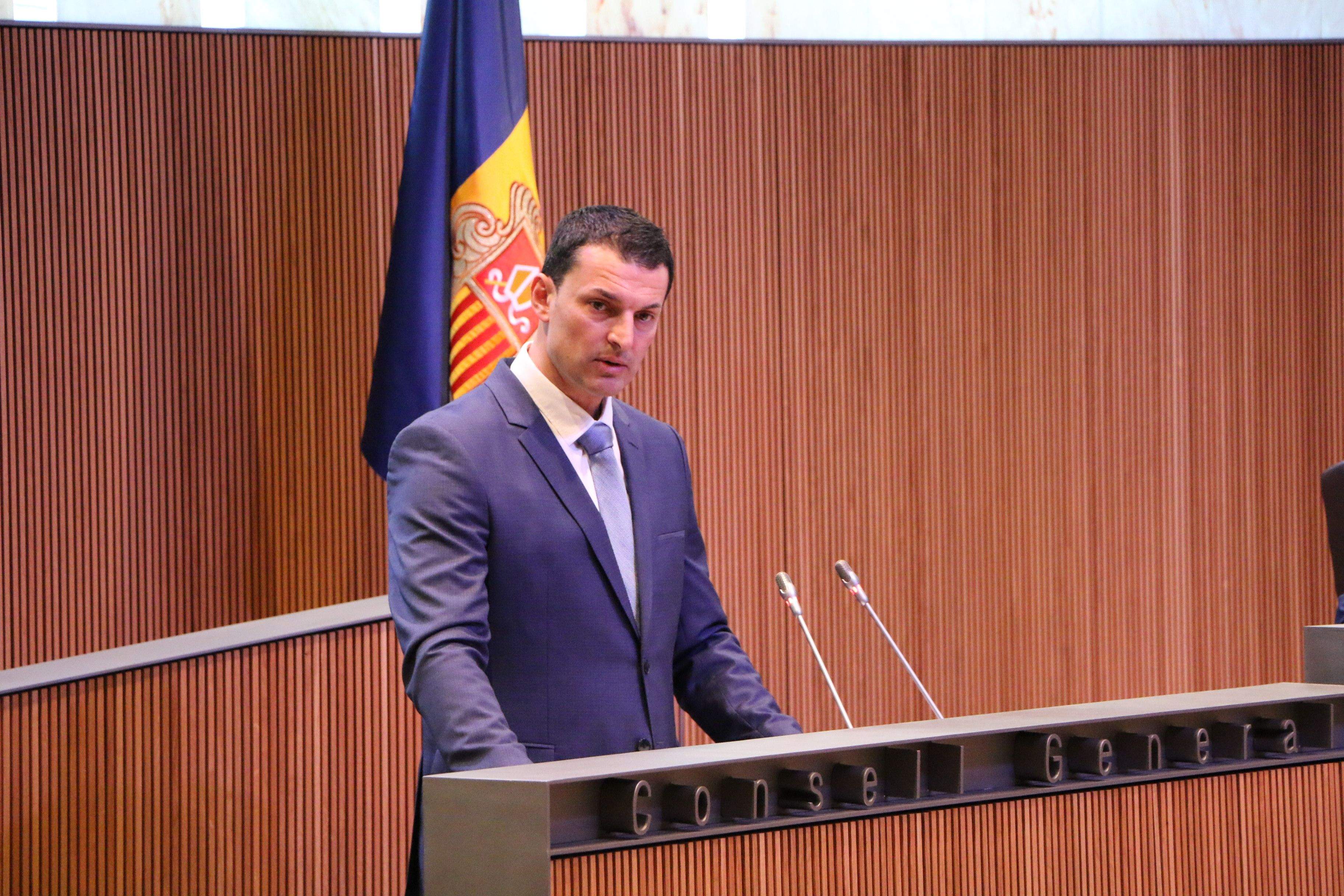 Jordi Gallardo, durant la seva intervenció.