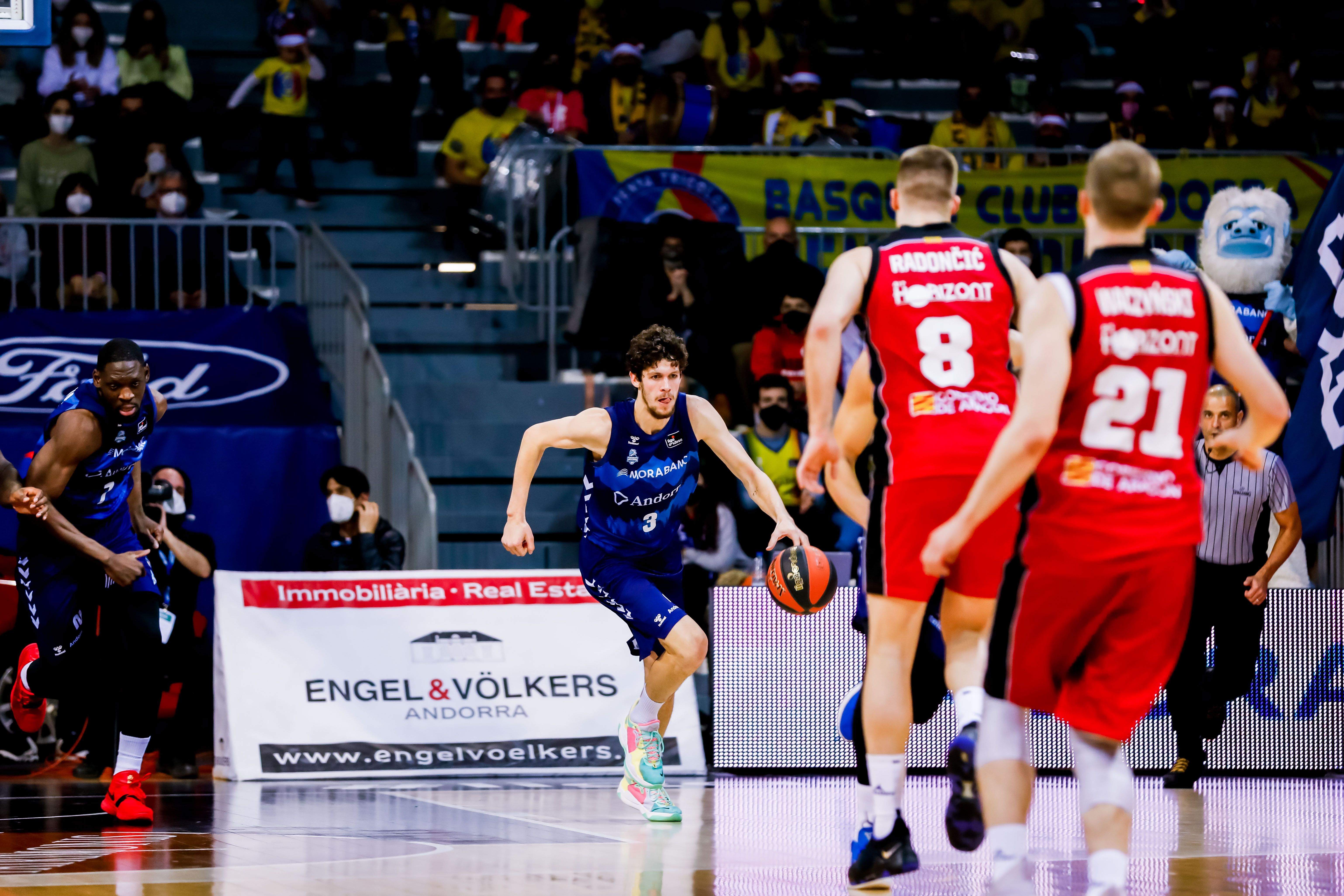 Imatge d'un dels darrers partits disputats pel MoraBanc.