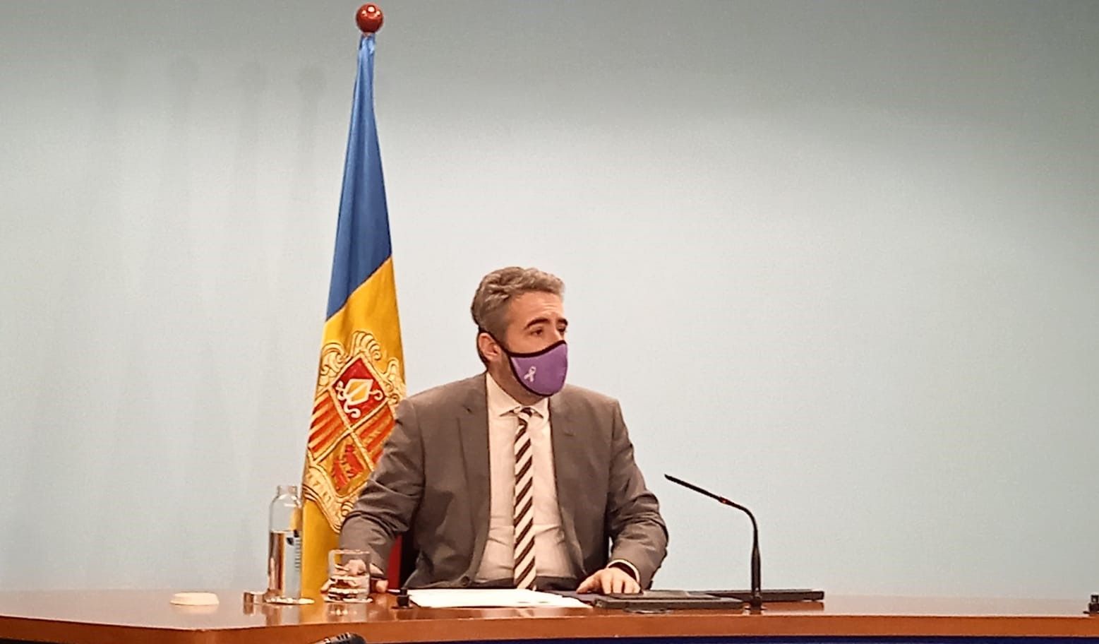 El ministre de Finances, Eric Jover.