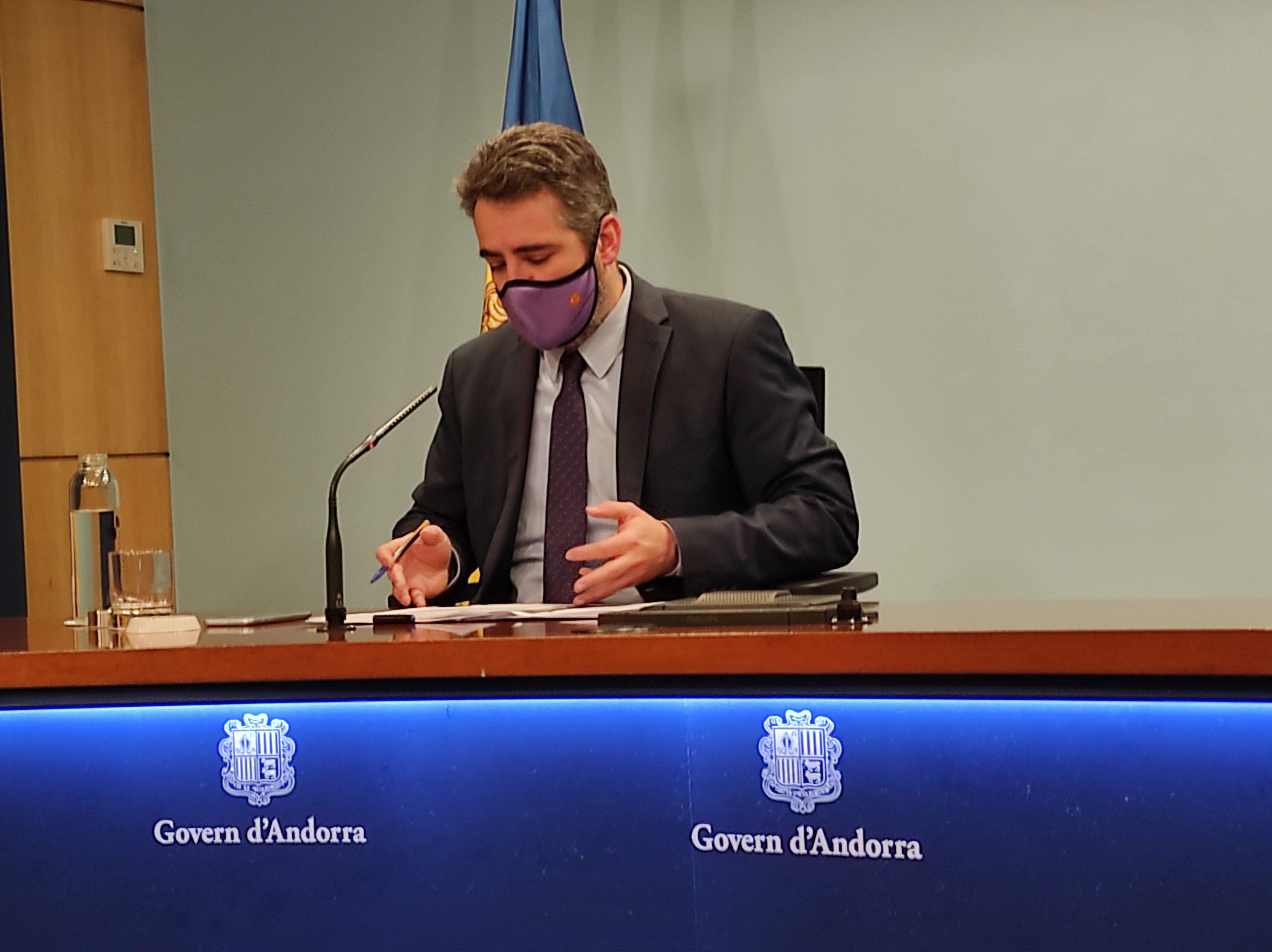 Eric Jover, durant la roda de premsa.