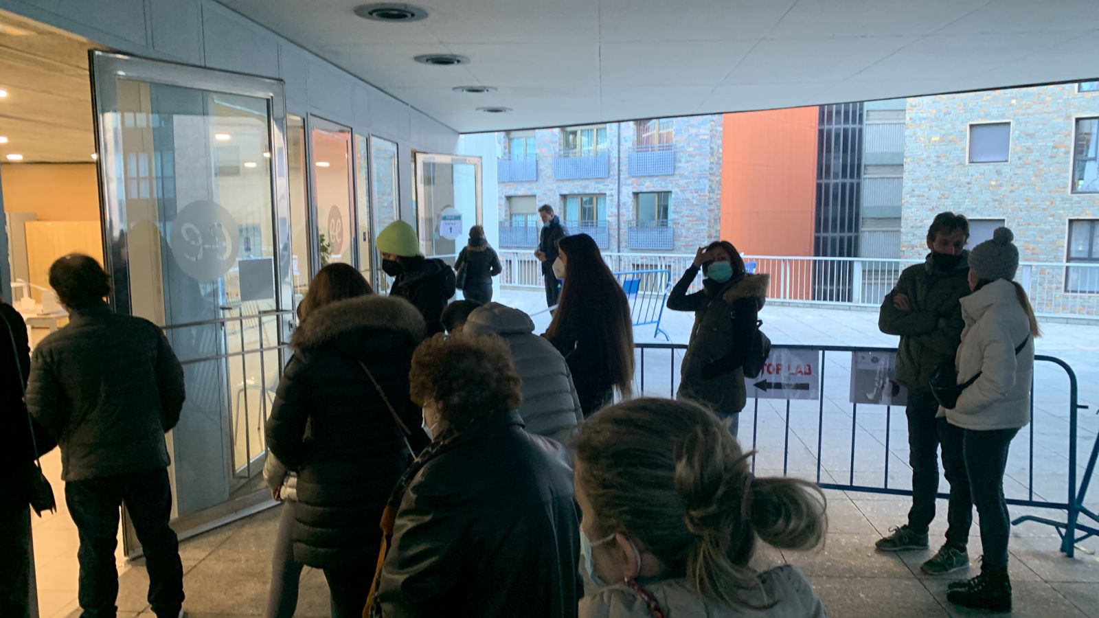 Cues aquest matí al dispositiu del Prat Gran d'Escaldes.