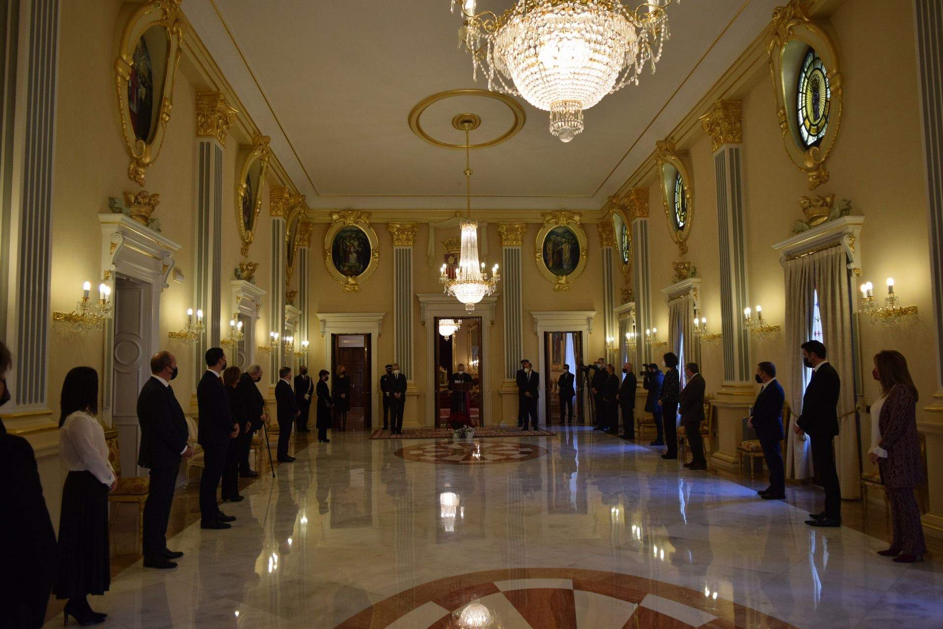 Una vista general de la recepció.