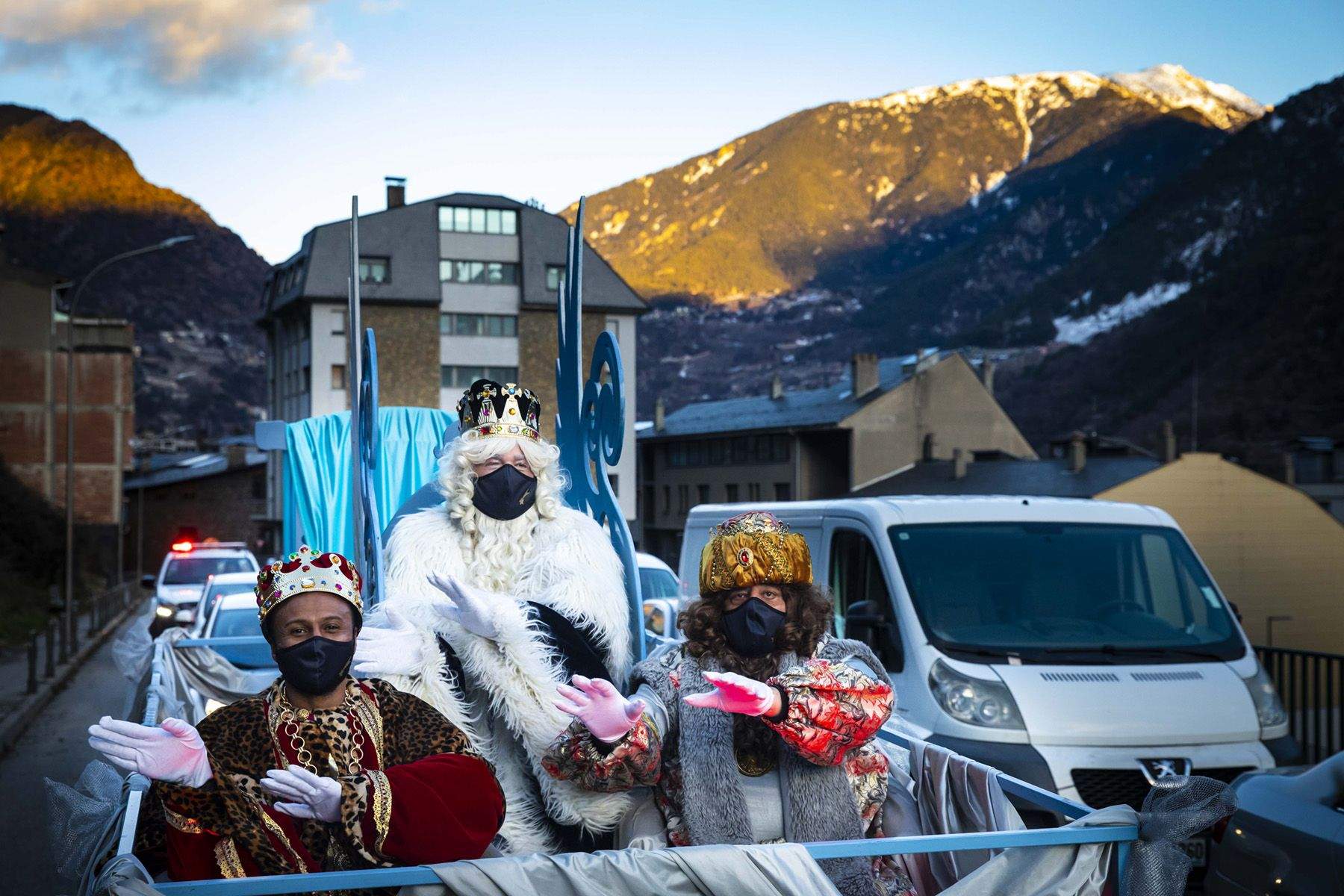 Un instant de la desfilada dels Reis el passat gener.