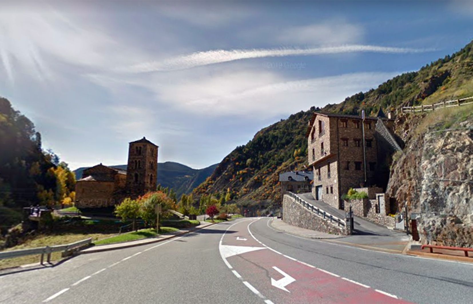 Una imatge d'arxiu de la CG-2 a l'altura de Sant Joan de Caselles.