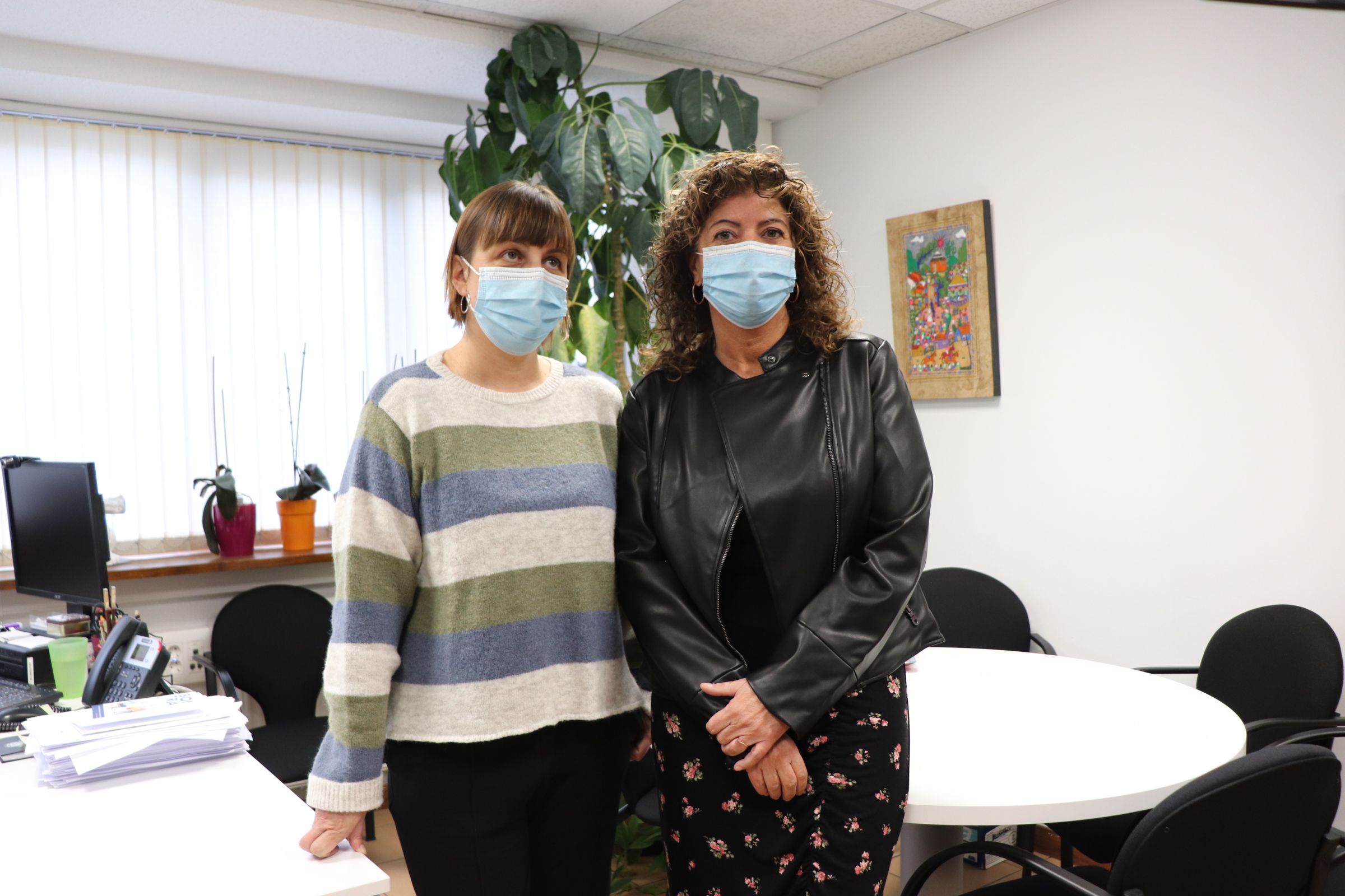 Montse Gil i Gloria Pla, encarregades de la formació.