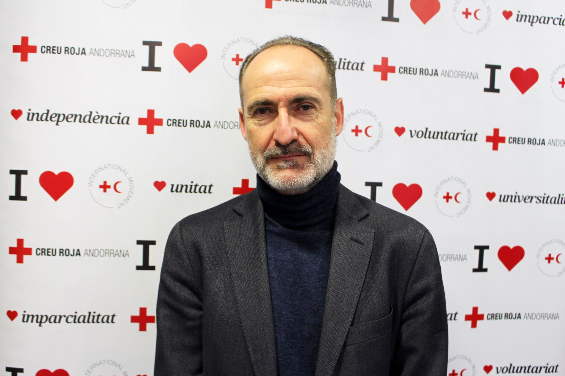 El vicepresident de la Creu Roja, David Fraissinet, ha dut a terme una compareixença telemàtica.