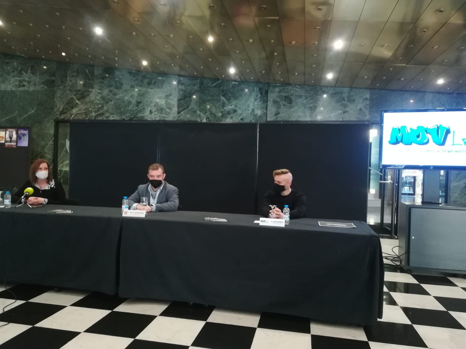 Codina, Majoral i Murias durant la roda de premsa d'aquest dimecres a Sant Julià.