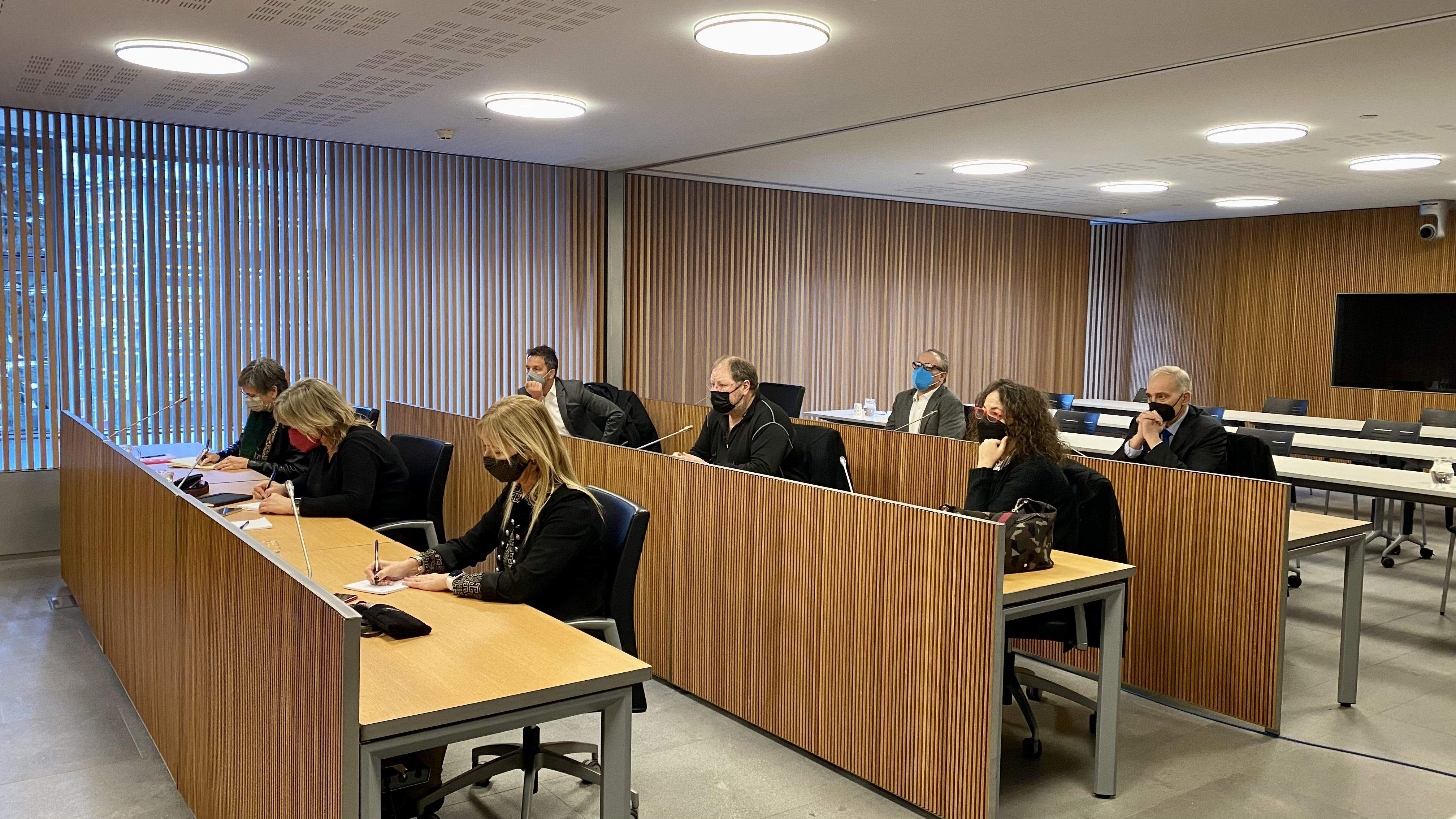 Un instant de la reunió, celebrada aquest dimecres.