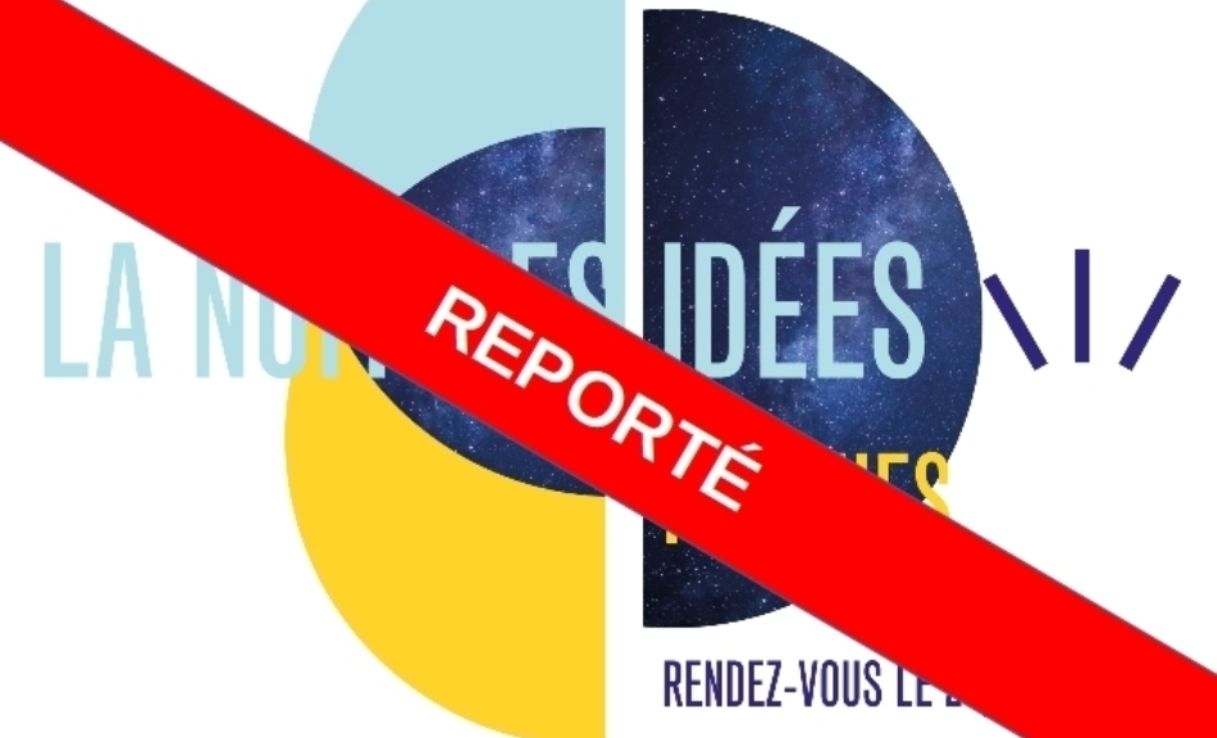 Anunci de l'ajornament de l'acte a les xarxes socials.