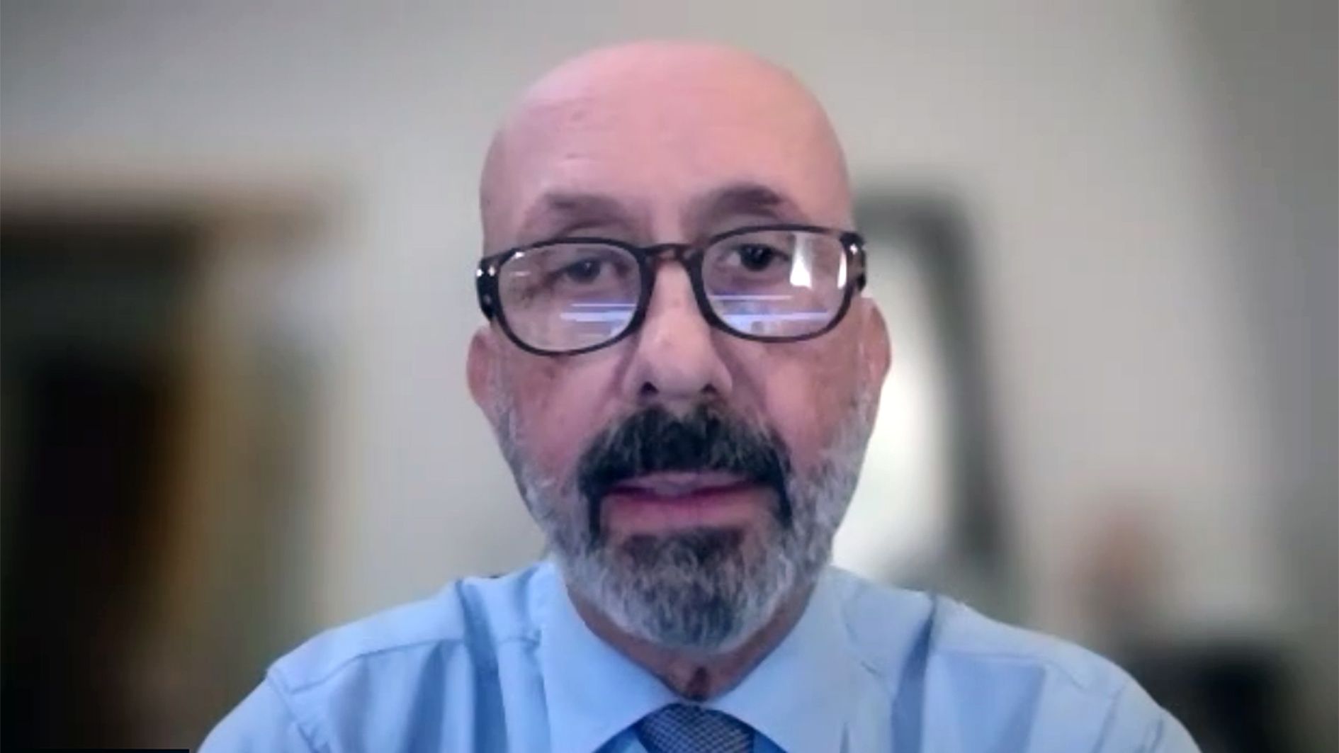 Un moment de la intervenció de Joan Martínez Benazet al webinar.