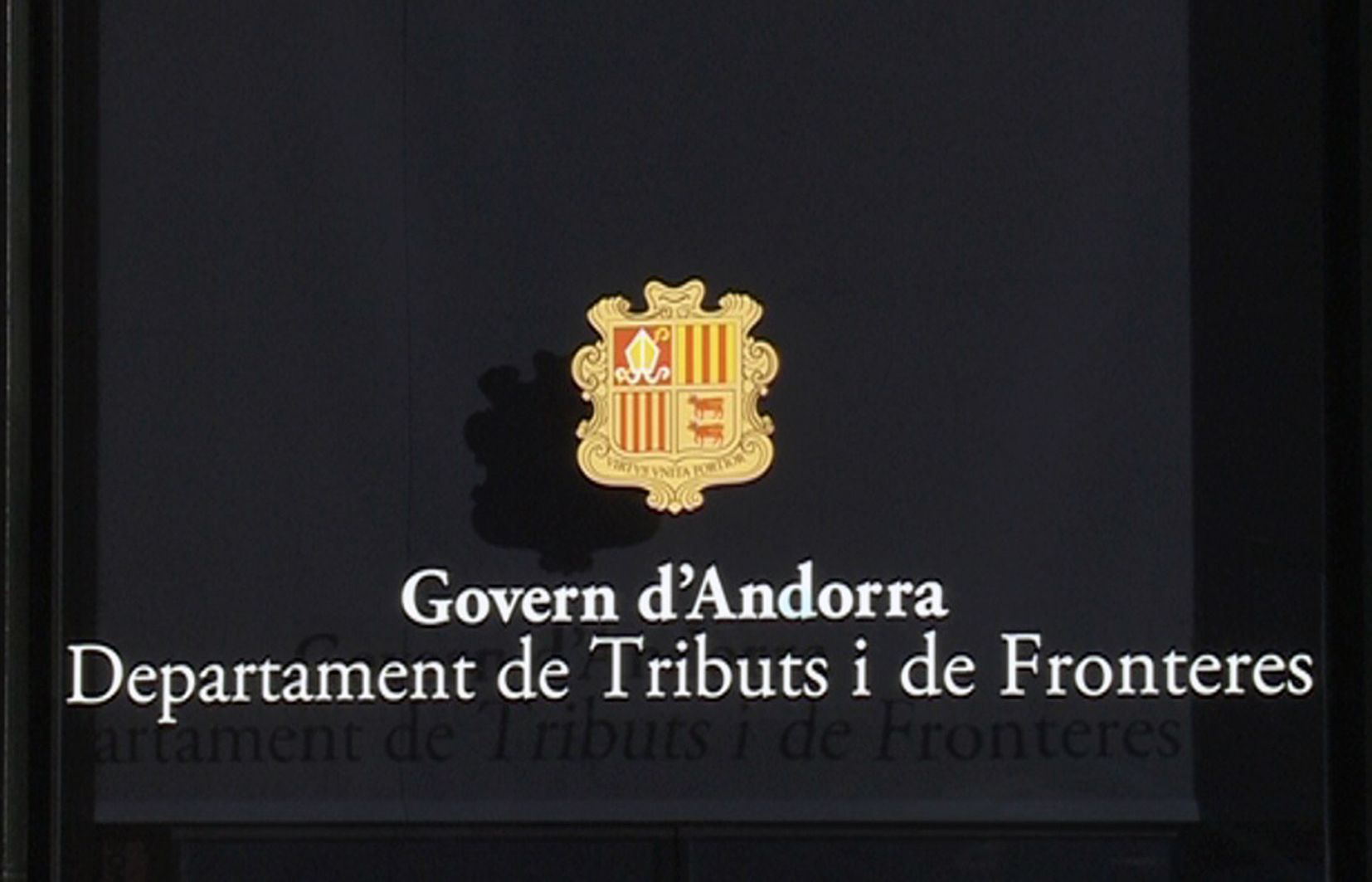 Una imatge parcial de la façana de l'agència tributària andorrana.
