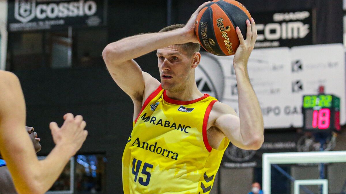 Conor Morgan en un partit d'aquesta temporada a la Lliga ACB.