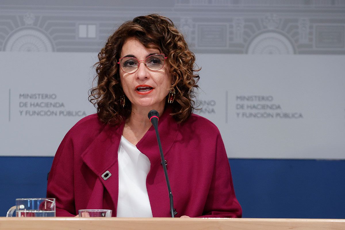 María Jesús Montero, ministra d'Hisenda, ha comparegut aquest dijous.