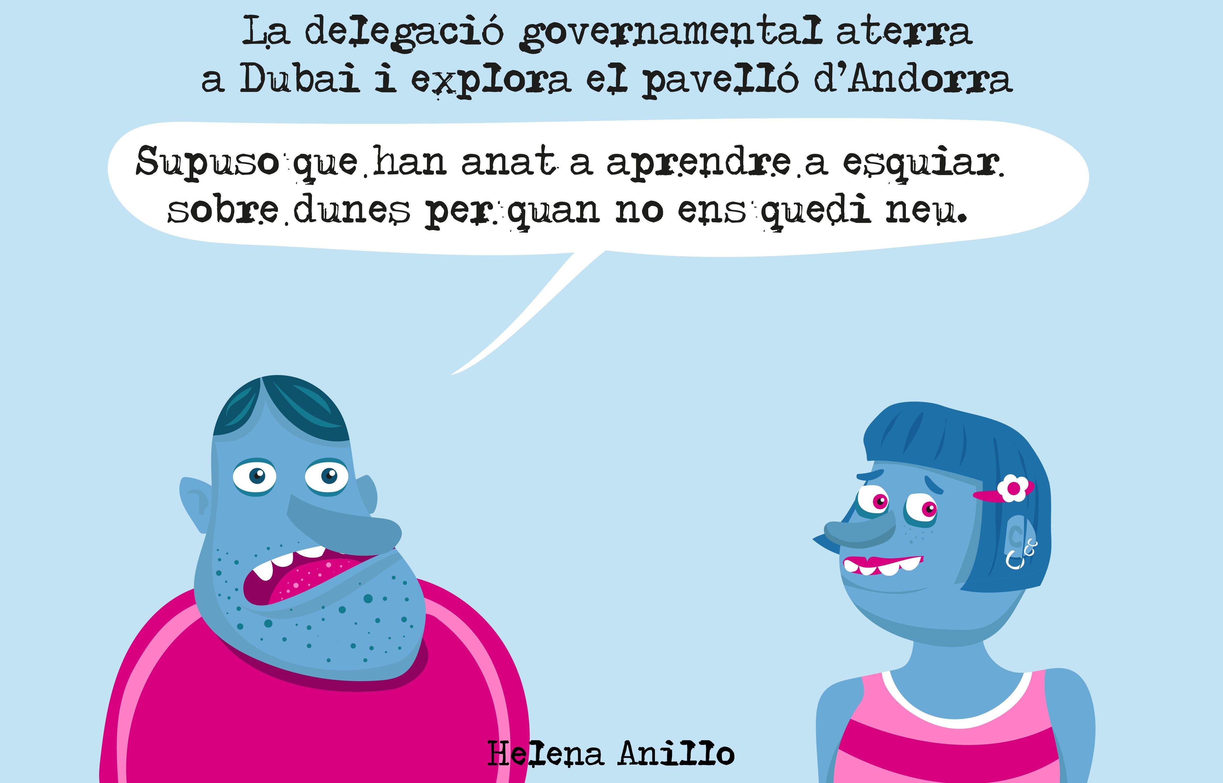 Delegació andorrana a Dubai.