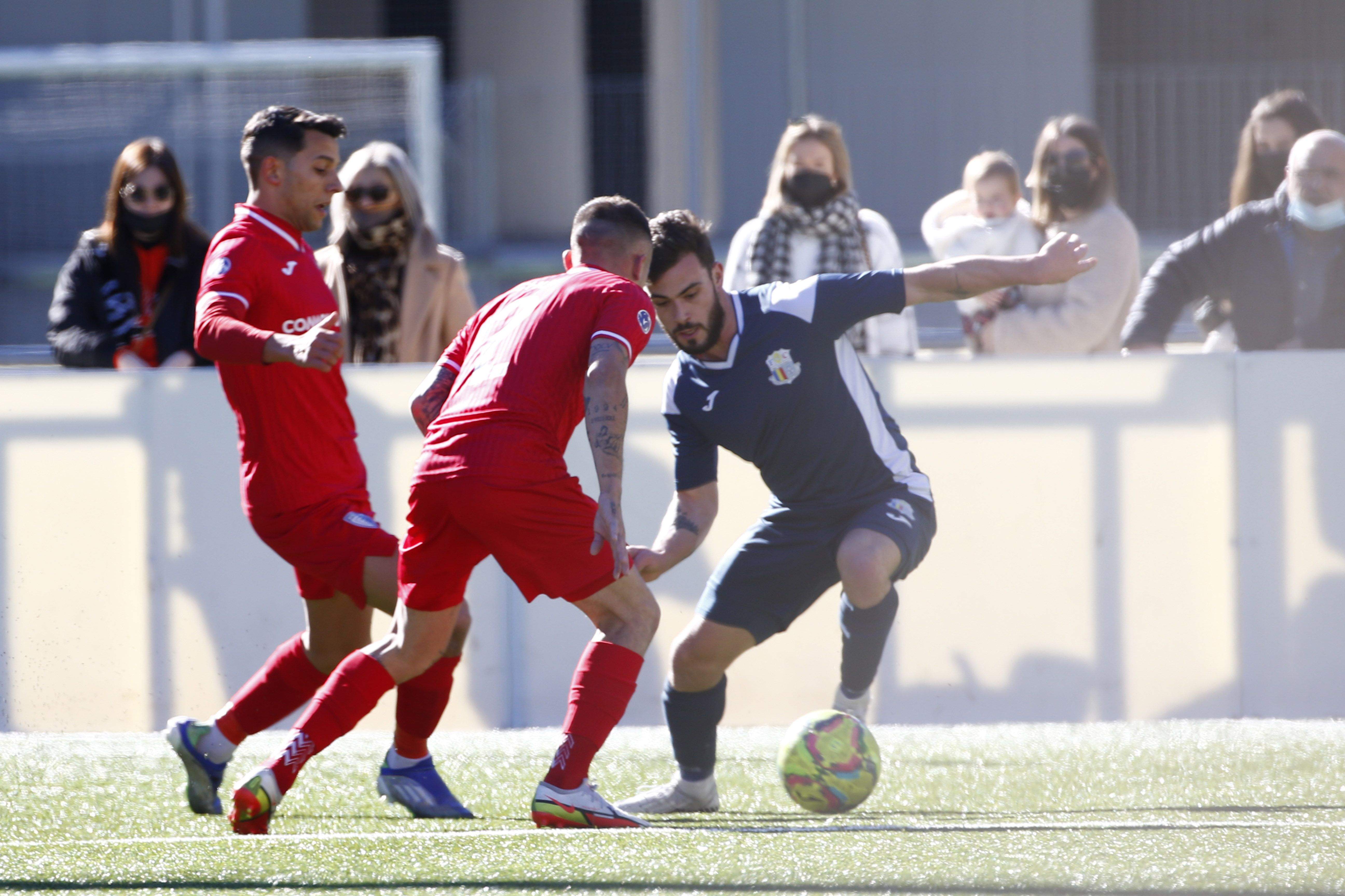 El partit entre colomencs i escaldencs ha estat vibrant.