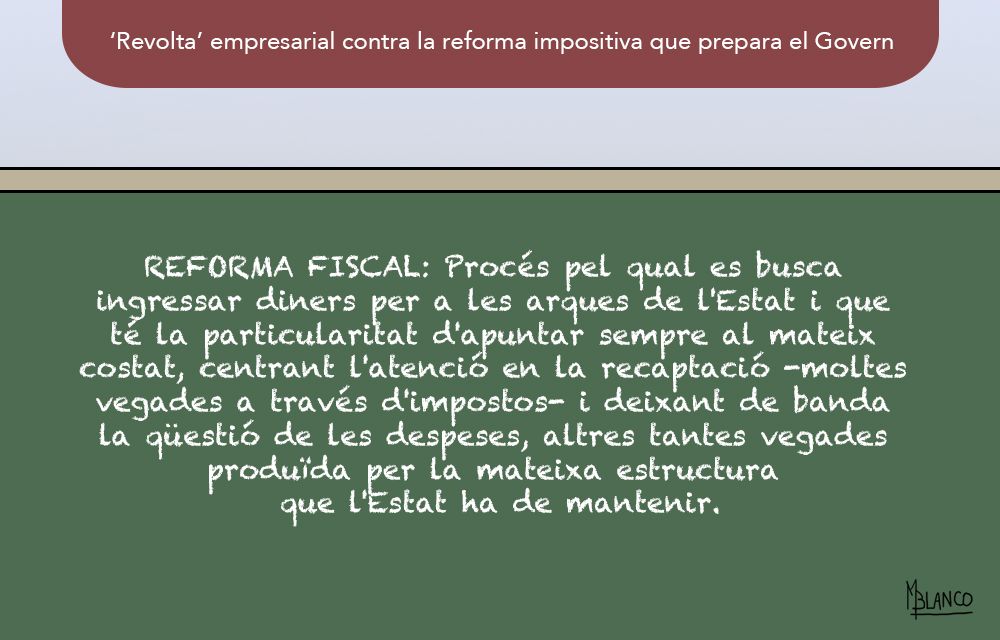 Definició de reforma fiscal.