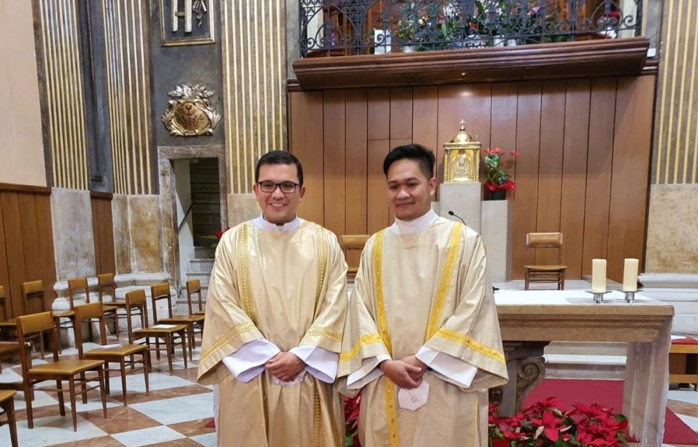 Vargas i Banzuela després de la seva ordenació.