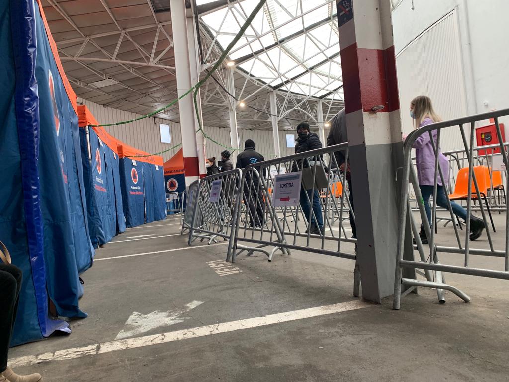 El centre de vacunació de la plaça de braus deixa de ser efectiu des d'ara.